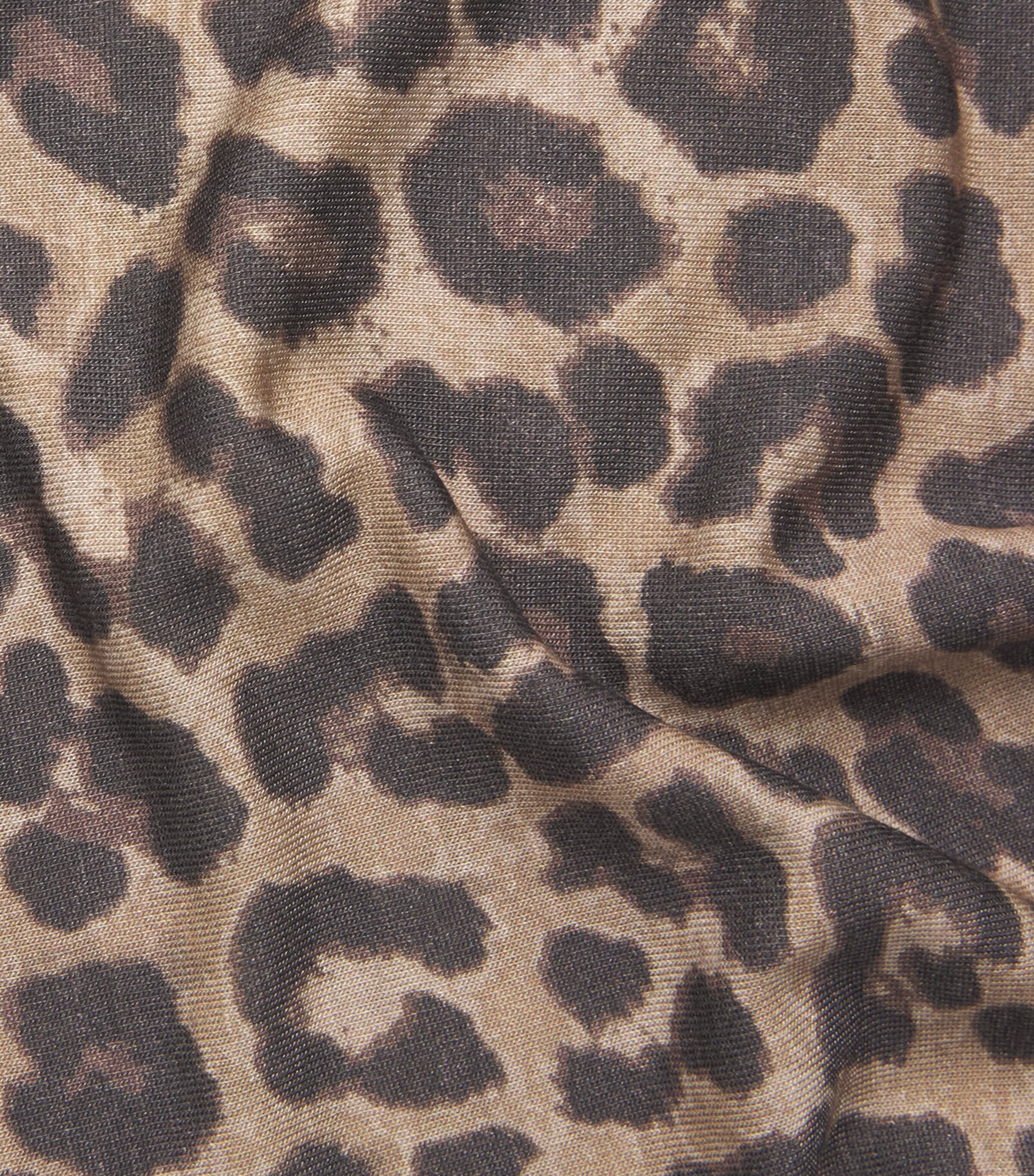 ANINE BING Womens Printed Sylvie Long-Sleeve T-Shirt Leopard Image 6