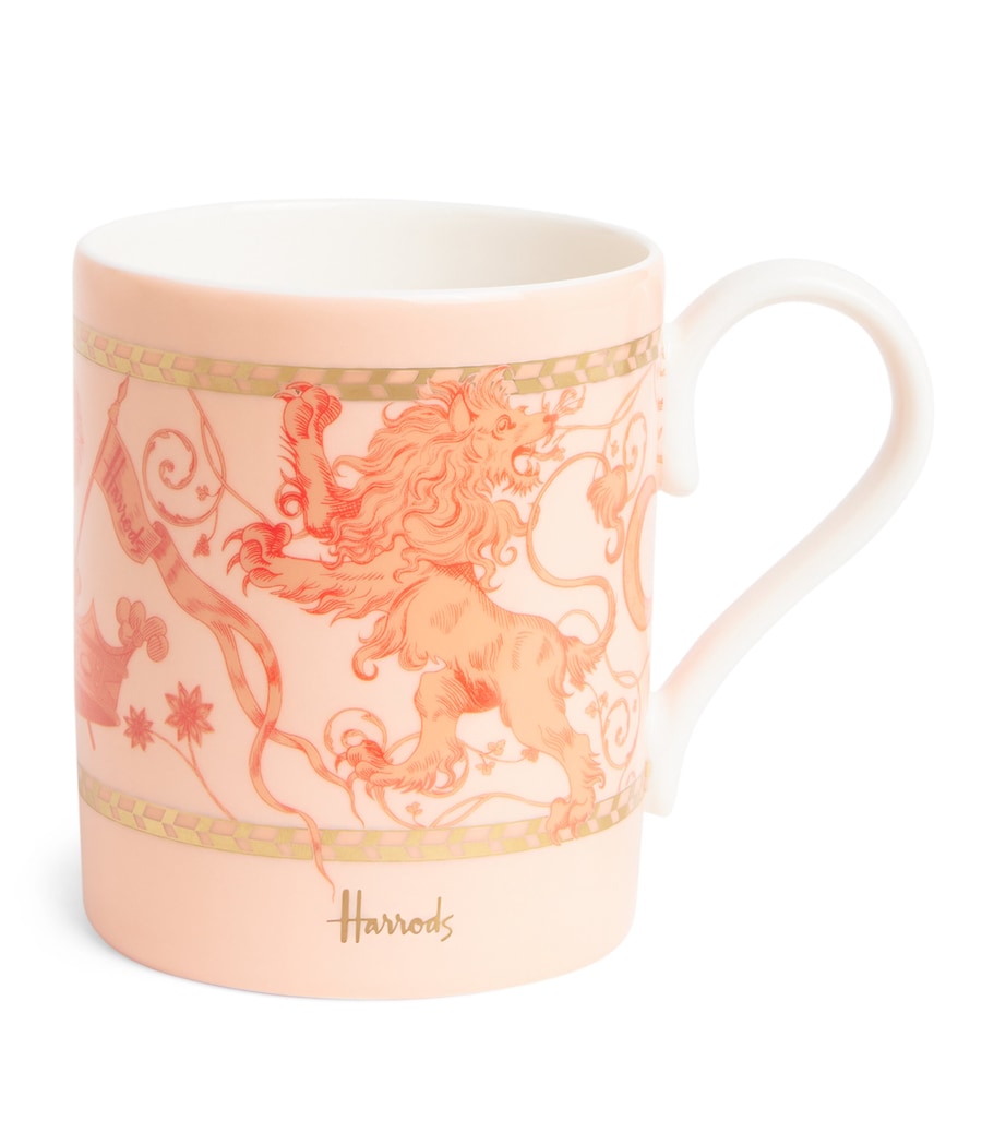 Harrods Bone China Menagerie Mug Orange Image 1