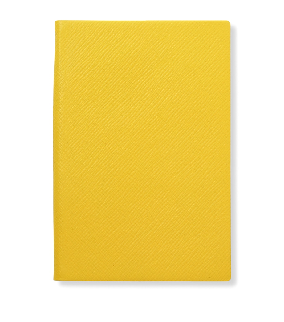 Panama Leather Chelsea Notebook LEMON Image 1