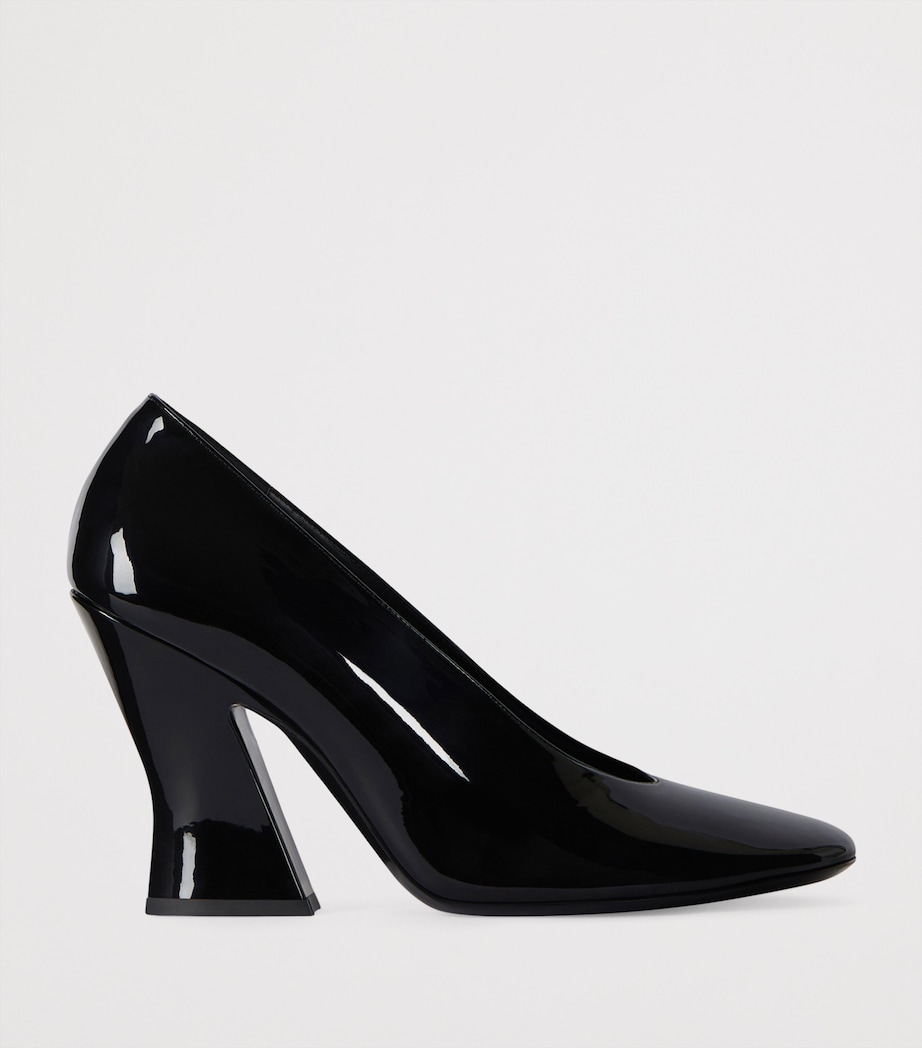 Givenchy Calf Leather Sculpted Pumps 95 Black Image 2