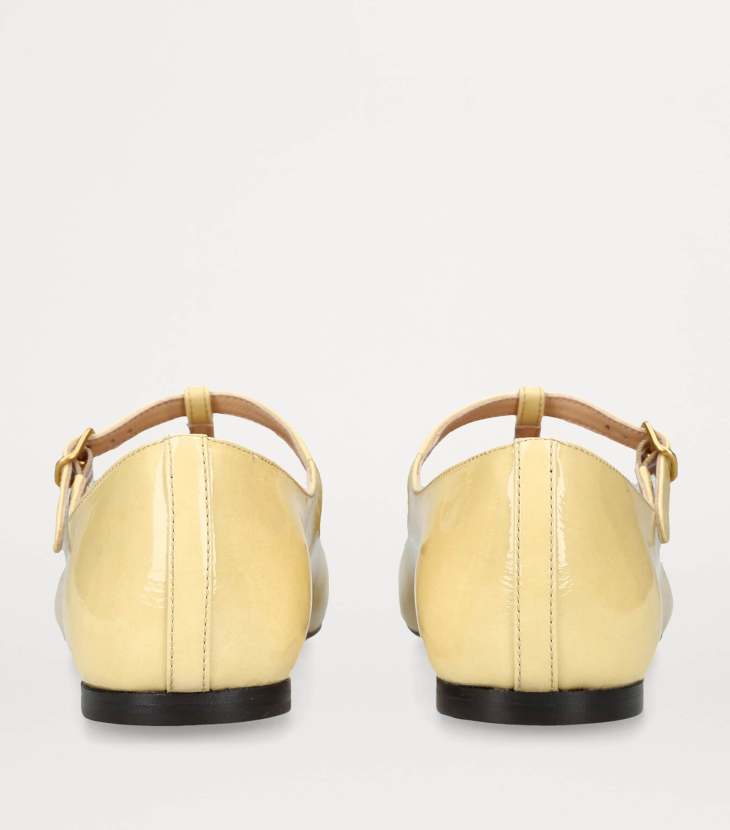 Patent Leather Marcie Mary Janes BEIGE Image 2