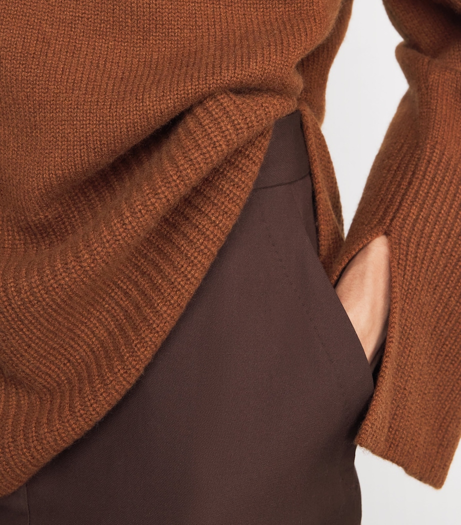 Cashmere Rollneck Sweater CINNAMON Image 6