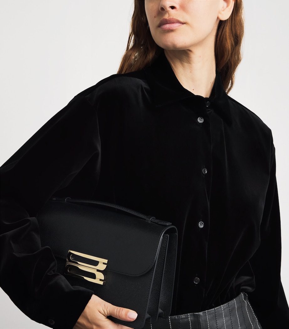 Velvet Jacket Bodysuit BLACK Image 6