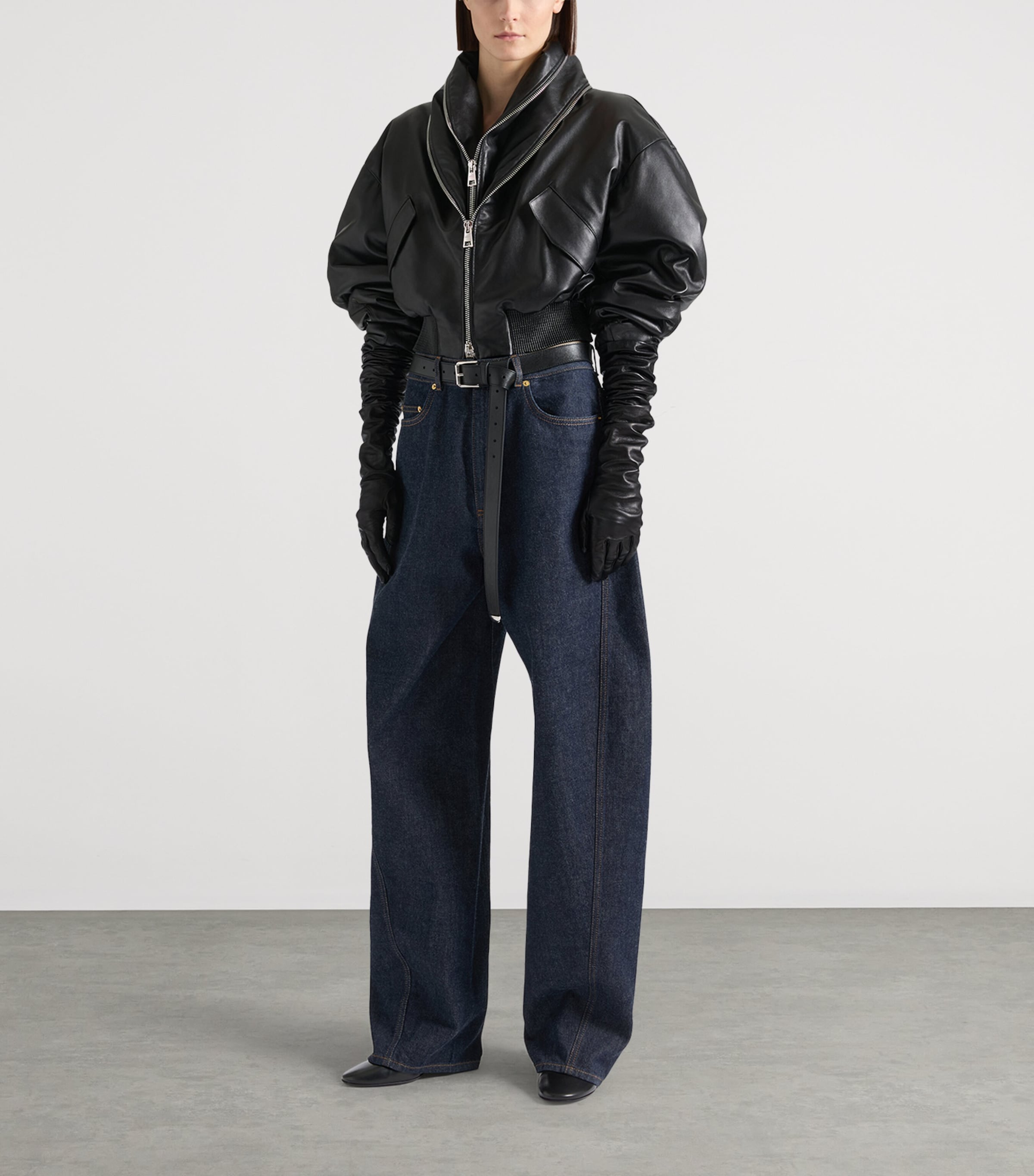 Givenchy Womens Leather Jacket Image 2