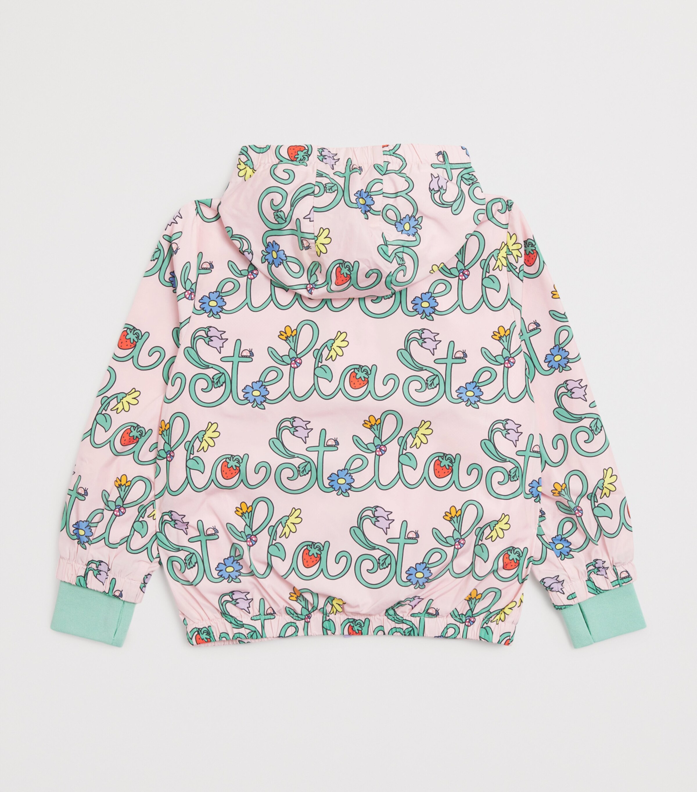 Stella Flower Print Windbreaker (2-12 Years) 51RMCROSA/MULTICOLOR Image 2