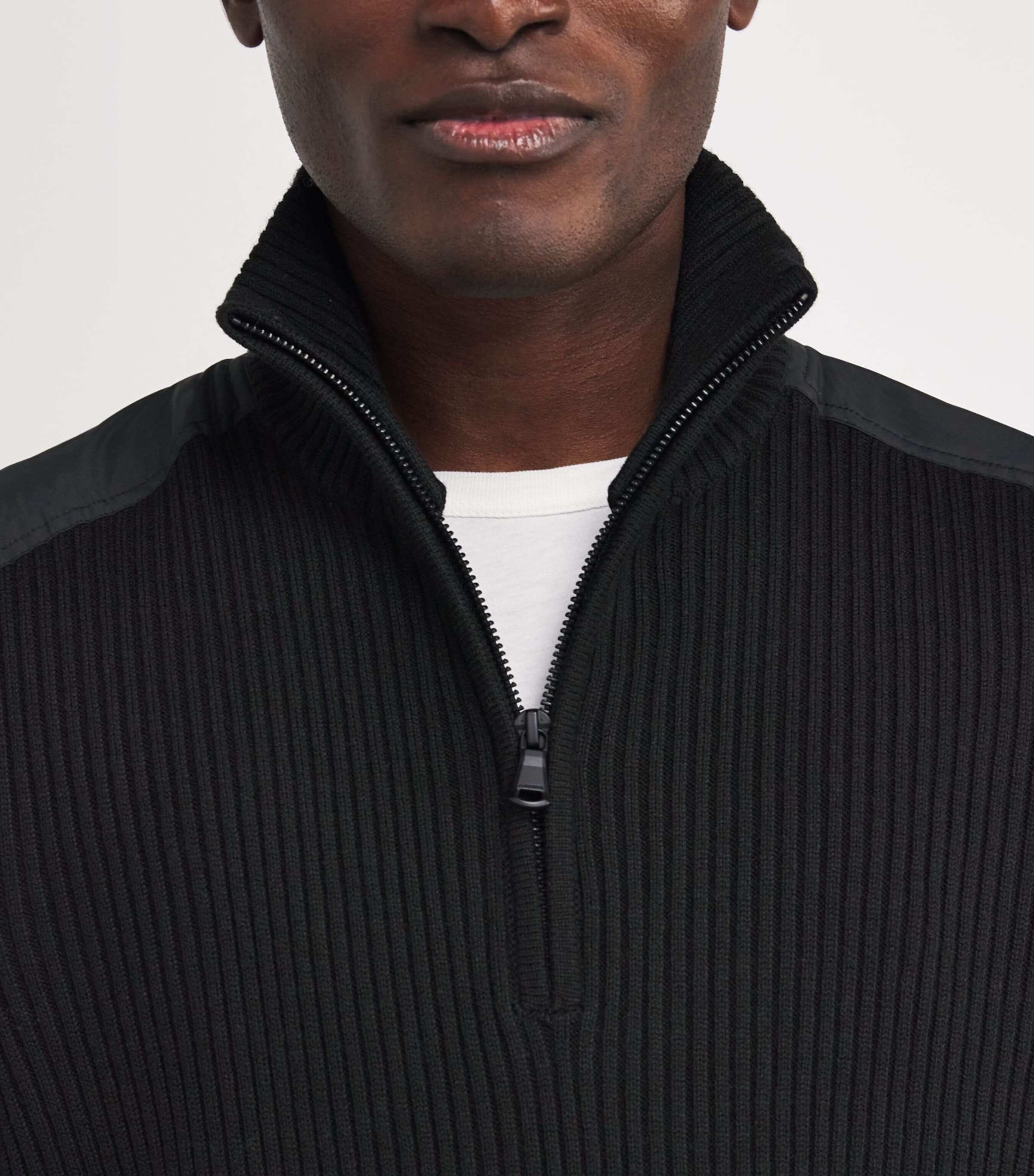 Wool-Blend Martin Hybrid Sweater BLACK9999 Image 6