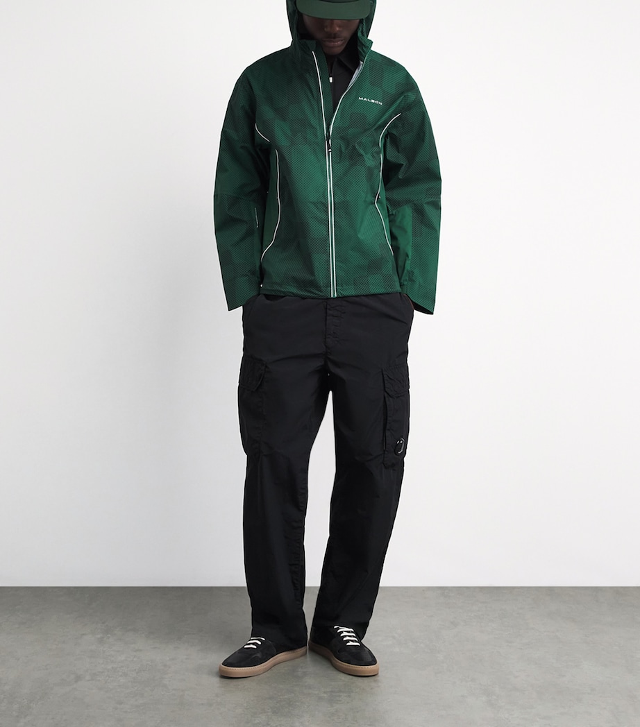 Malbon Mens Printed Performance Rain Jacket Eden Image 2