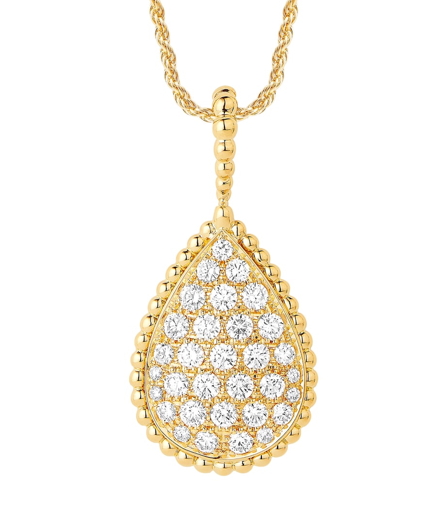 Yellow Gold and Diamond Serpent Bohème Long Necklace YELLOW GOLD Image 3