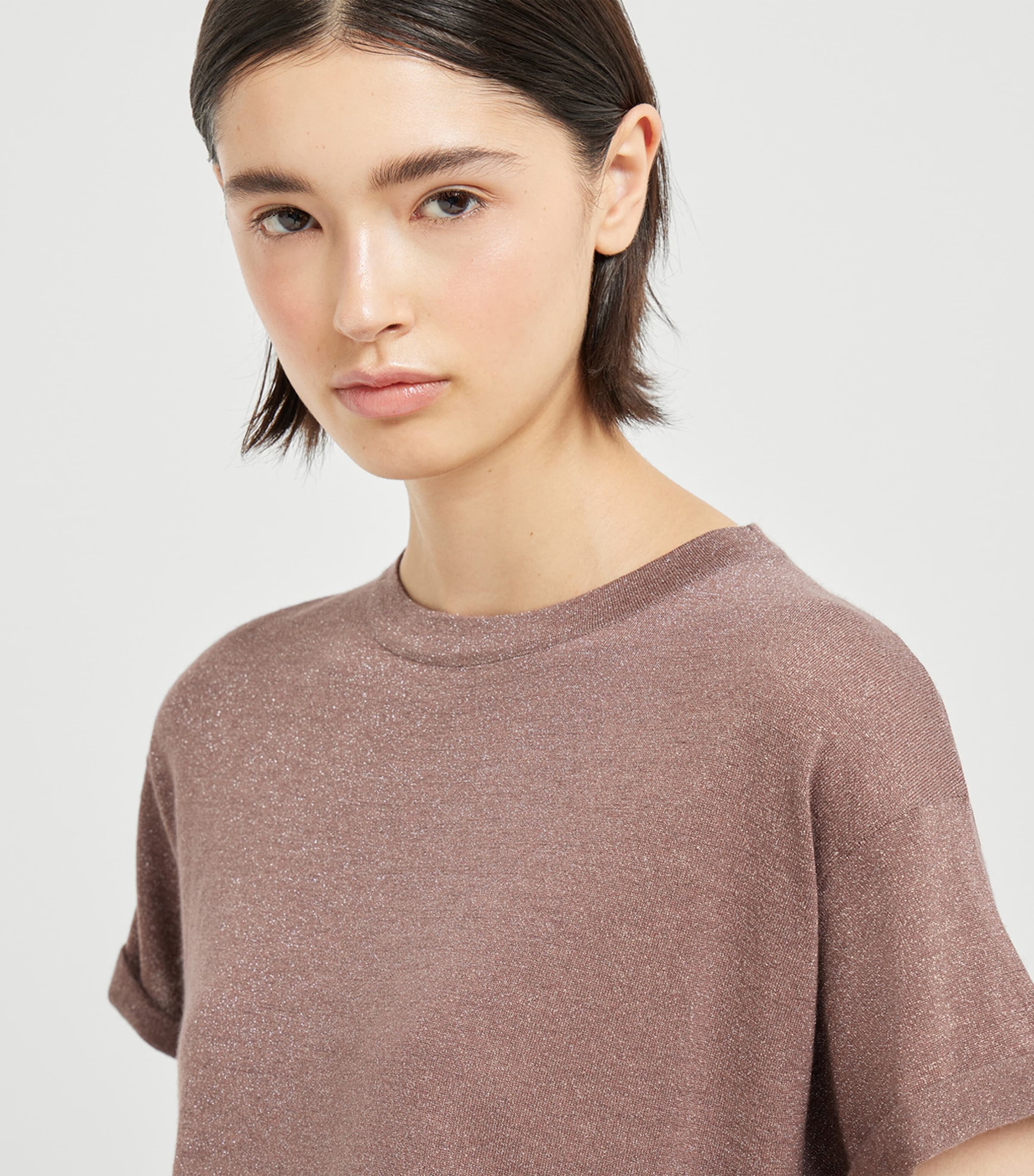 Cashmere-Blend Sparkling T-Shirt C4272 Image 2