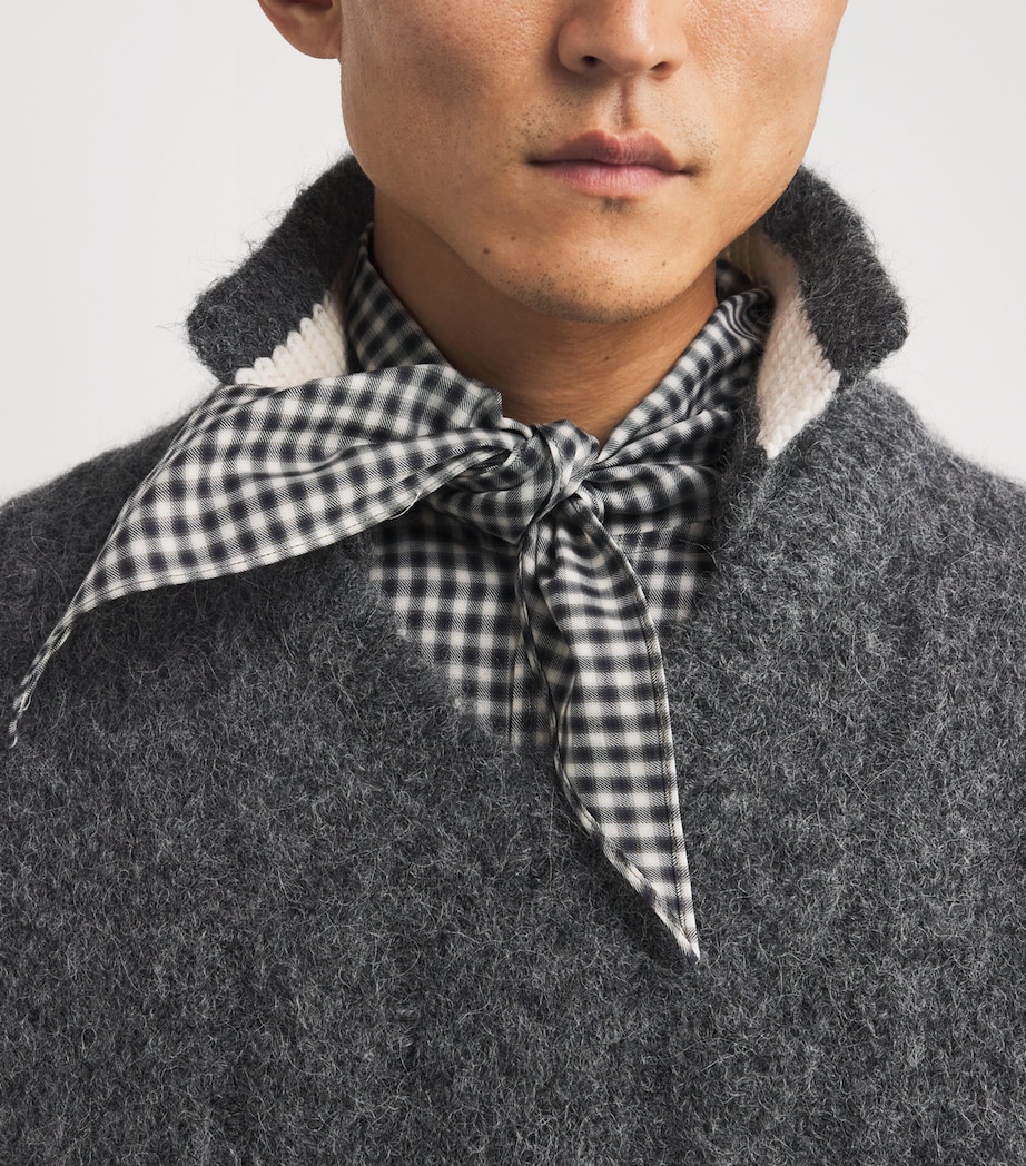 Wool-Blend Polo Sweater GREY GY Image 6