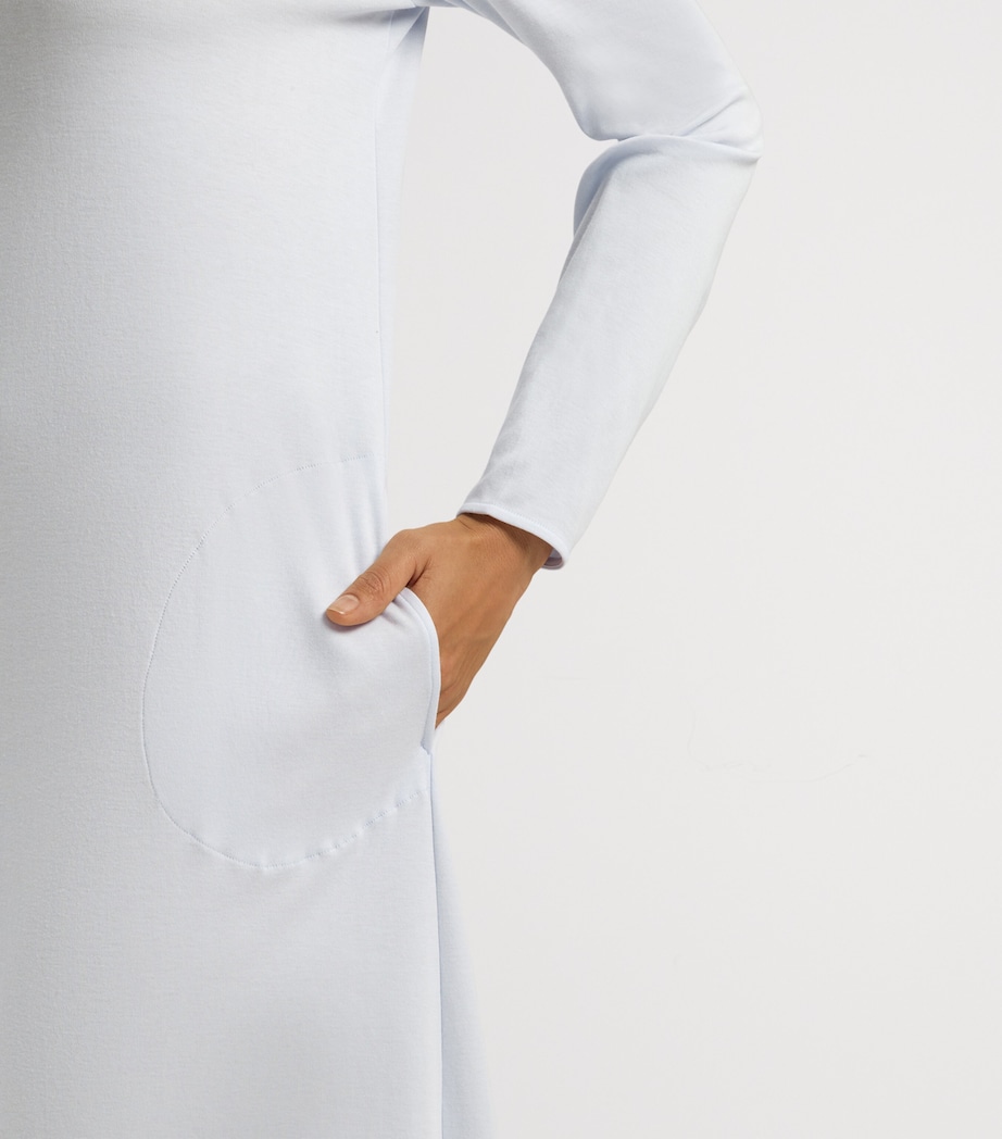 Cotton Malena Nightdress POWDER BLUE Image 6