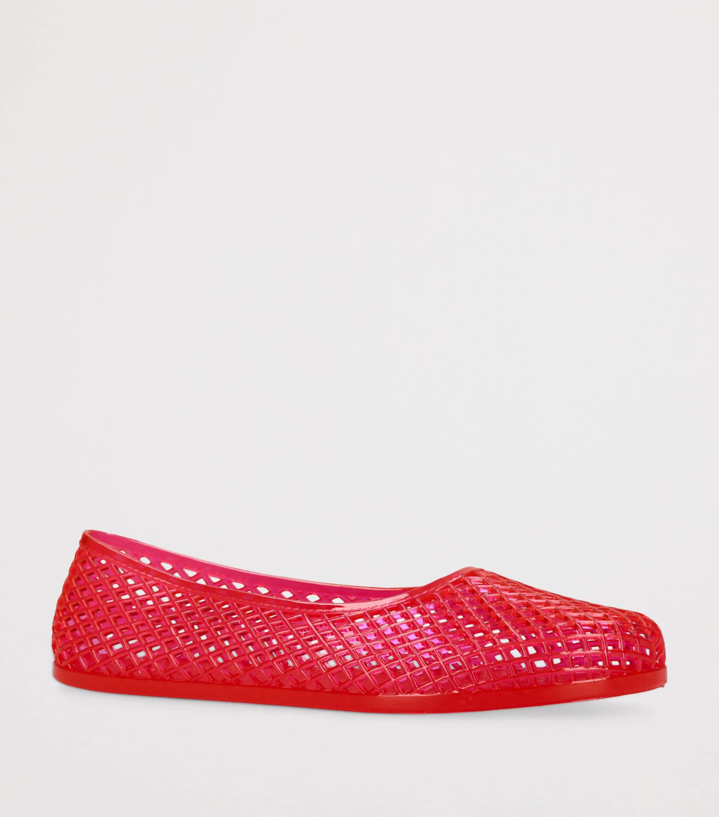 Ancient Greek Sandals Jelly Iro Ballet Flats Red Image 3