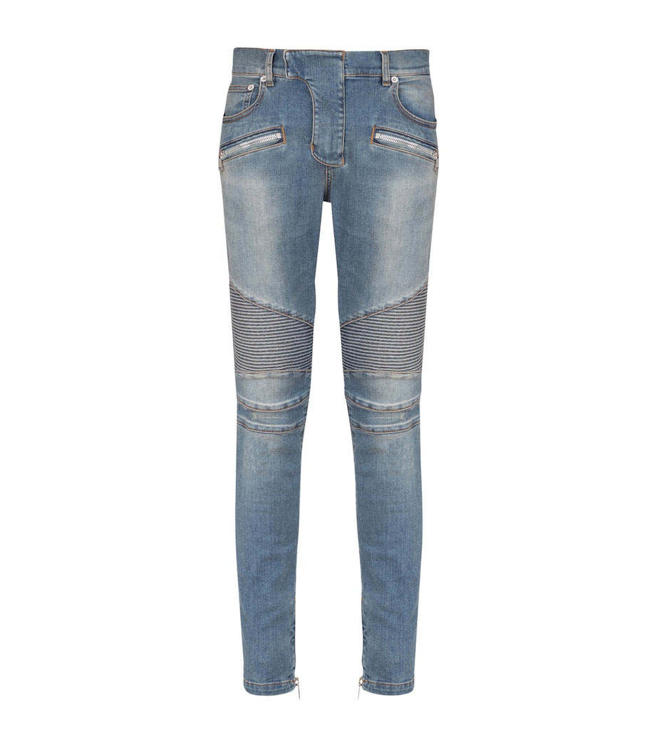Slim Biker Jeans 6FF BLEU JEAN Image 1