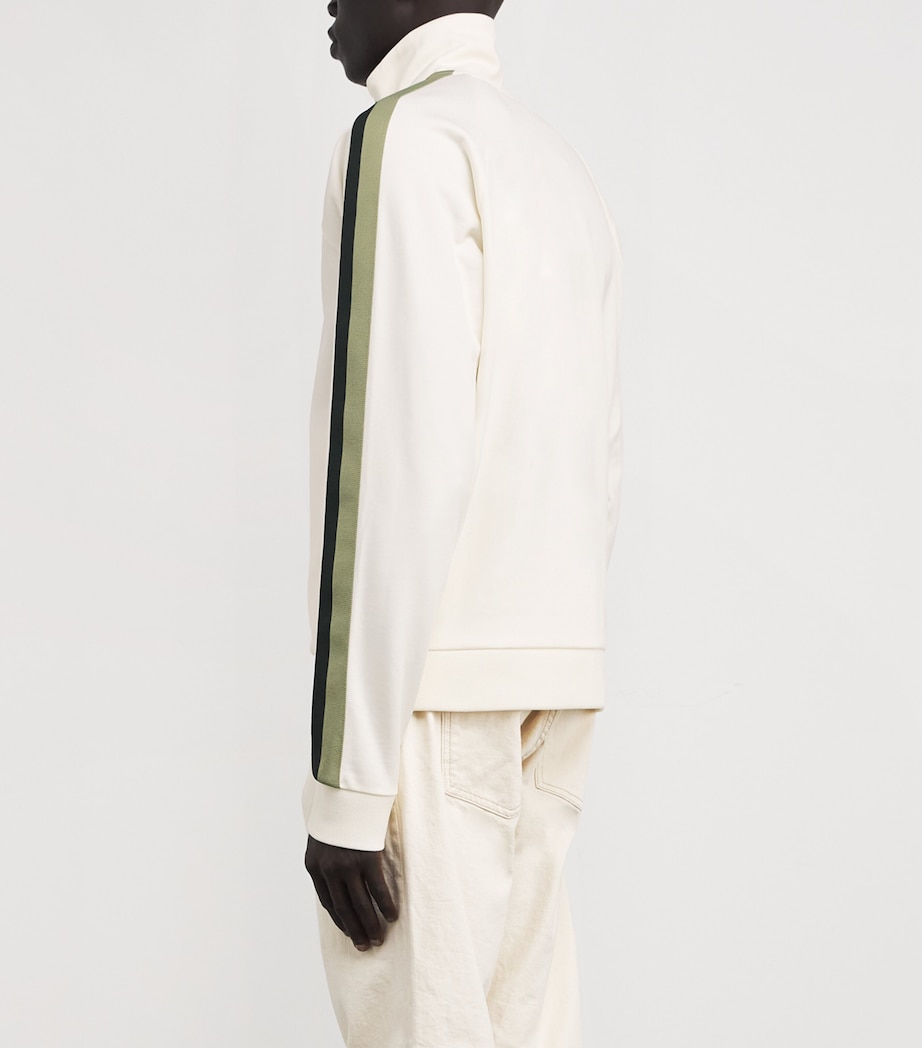 Contrast-Tape Track Jacket 760LT ECRU Image 4