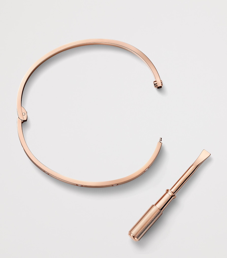 Cartier Small Rose Gold and Diamond LOVE Bracelet Rose Gold Image 6