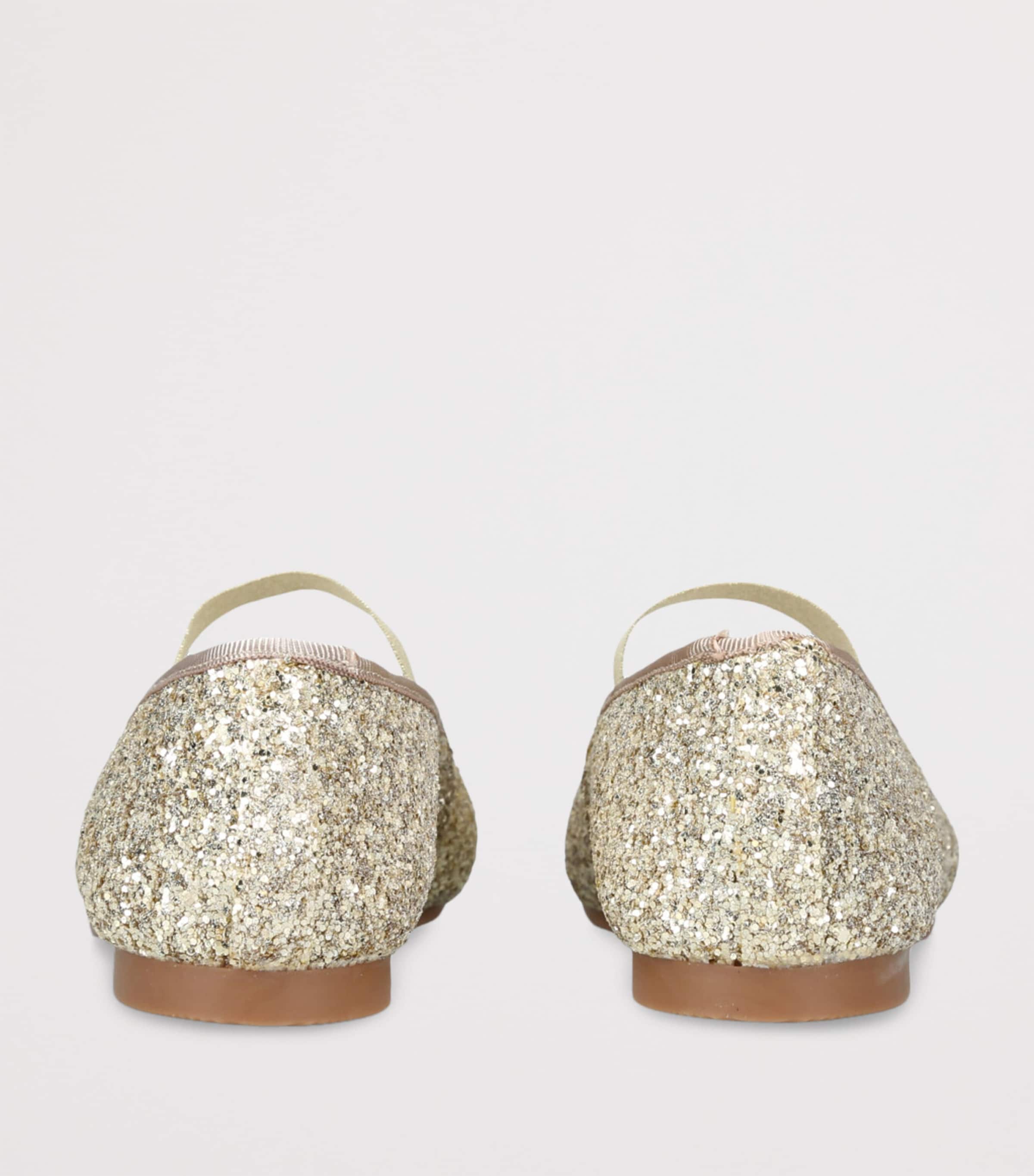 Glitter Ballerina Flats GOLD Image 2