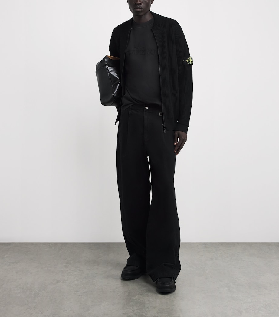 Organic Cotton Logo Embroidery T-Shirt V0029 Image 2