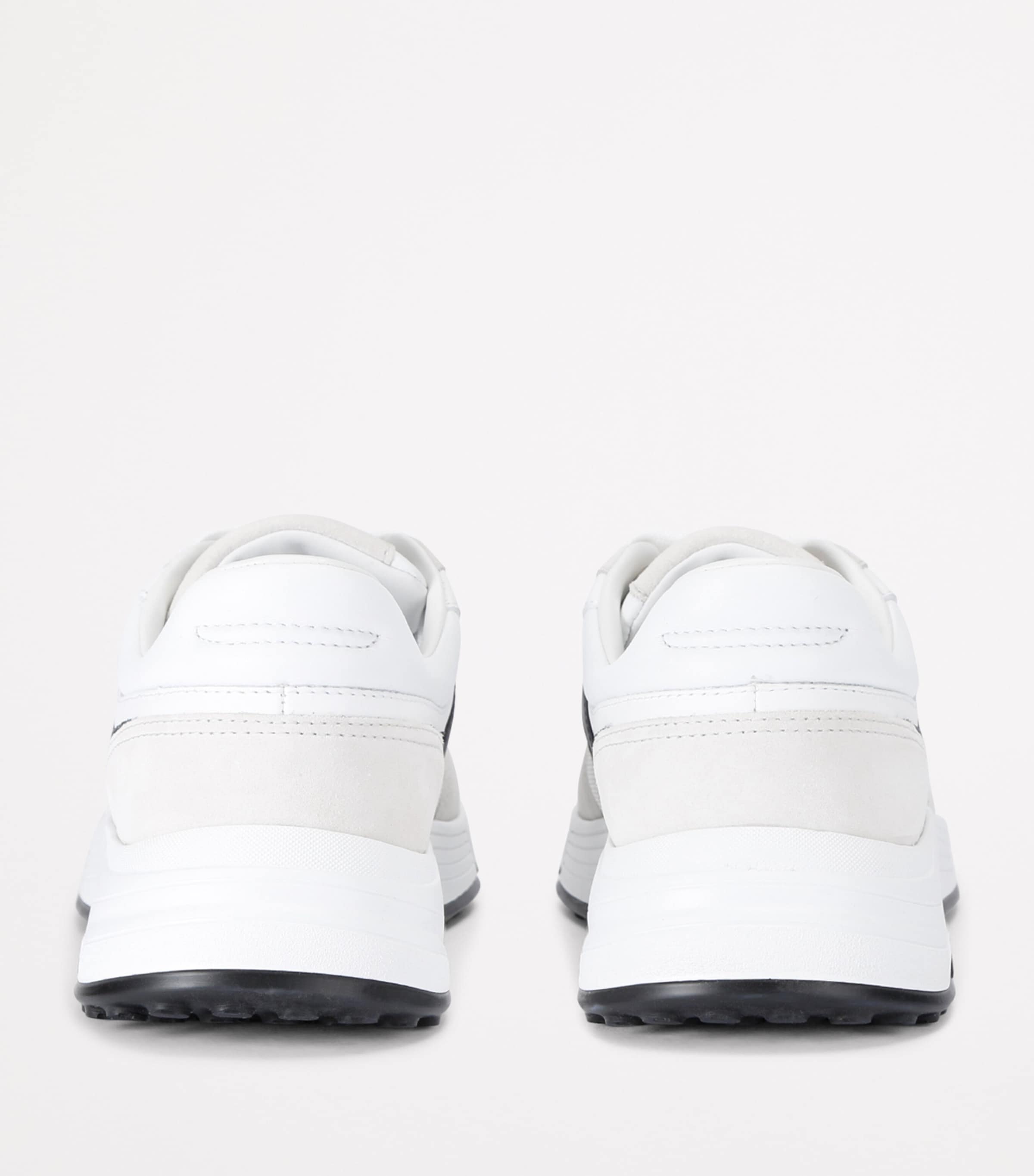 Leather Hyperlight Sneakers WHITE/BLK Image 2