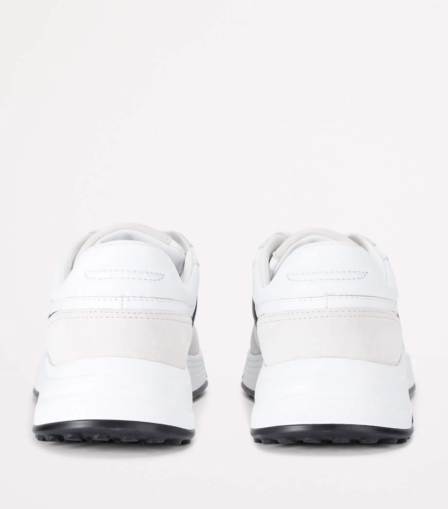 Leather Hyperlight Sneakers WHITE/BLK Image 2