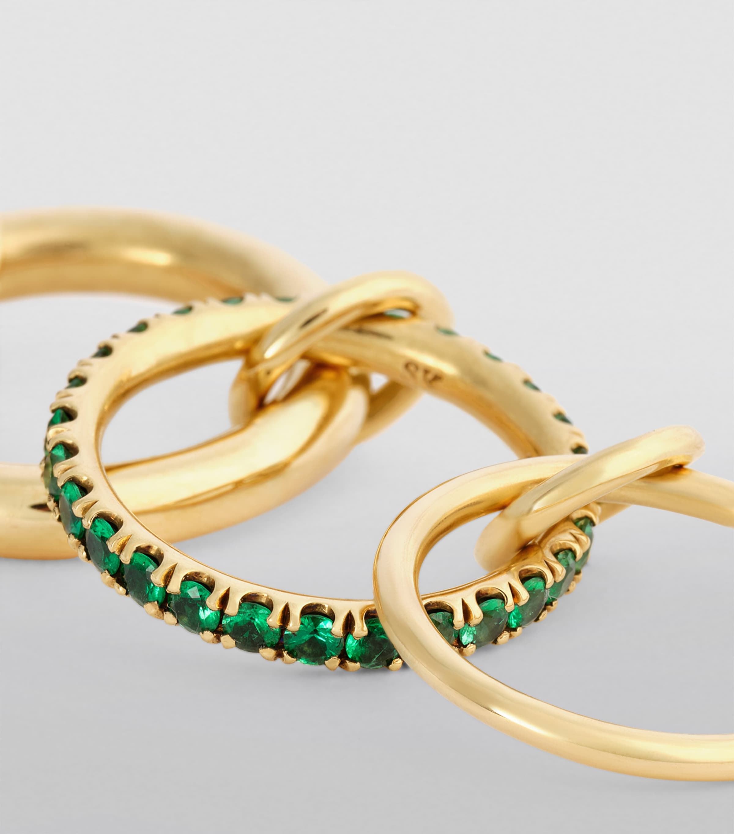 Yellow Gold and Emerald Janssen Ring YELLOW GOLD Image 6