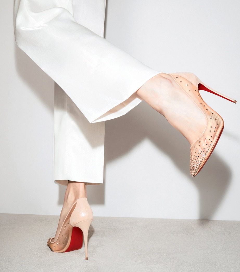 Follies Strass Suede Pumps 100 F065 Image 2