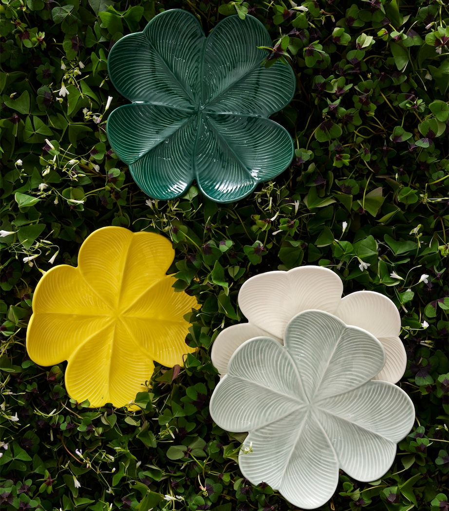 Ceramic Jour de Chance Centrepiece (30cm) WHITE Image 3