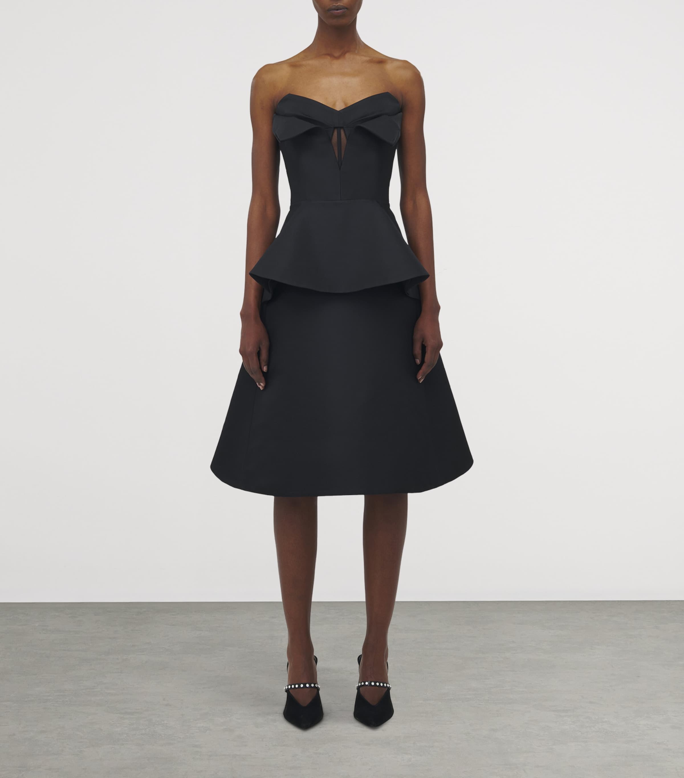 McQueen Strapless Corset Top | Harrods US