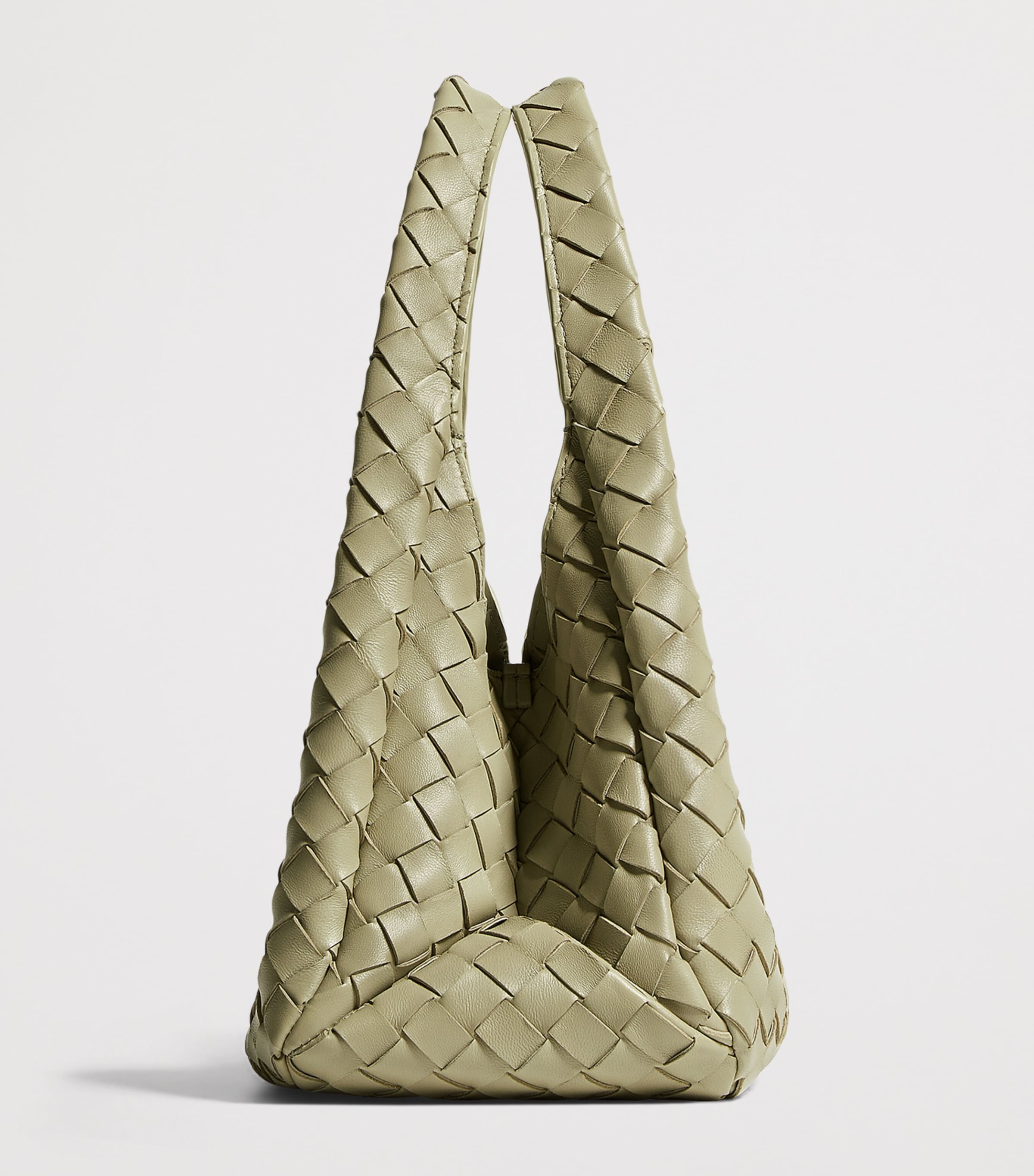 Bottega Veneta Small Leather Campana Shoulder Bag Image 4