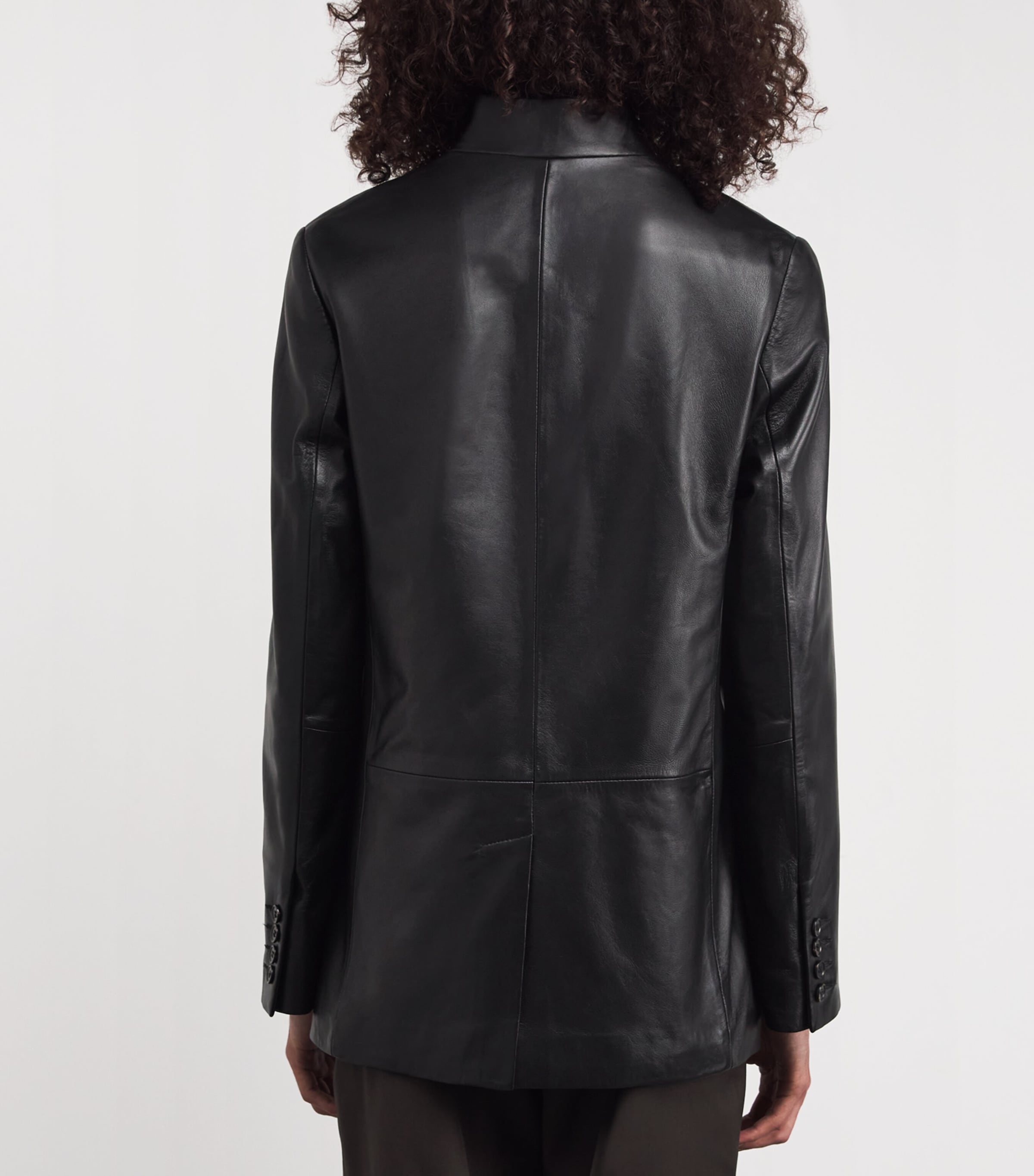 Leather Juno Jacket BLACK Image 4