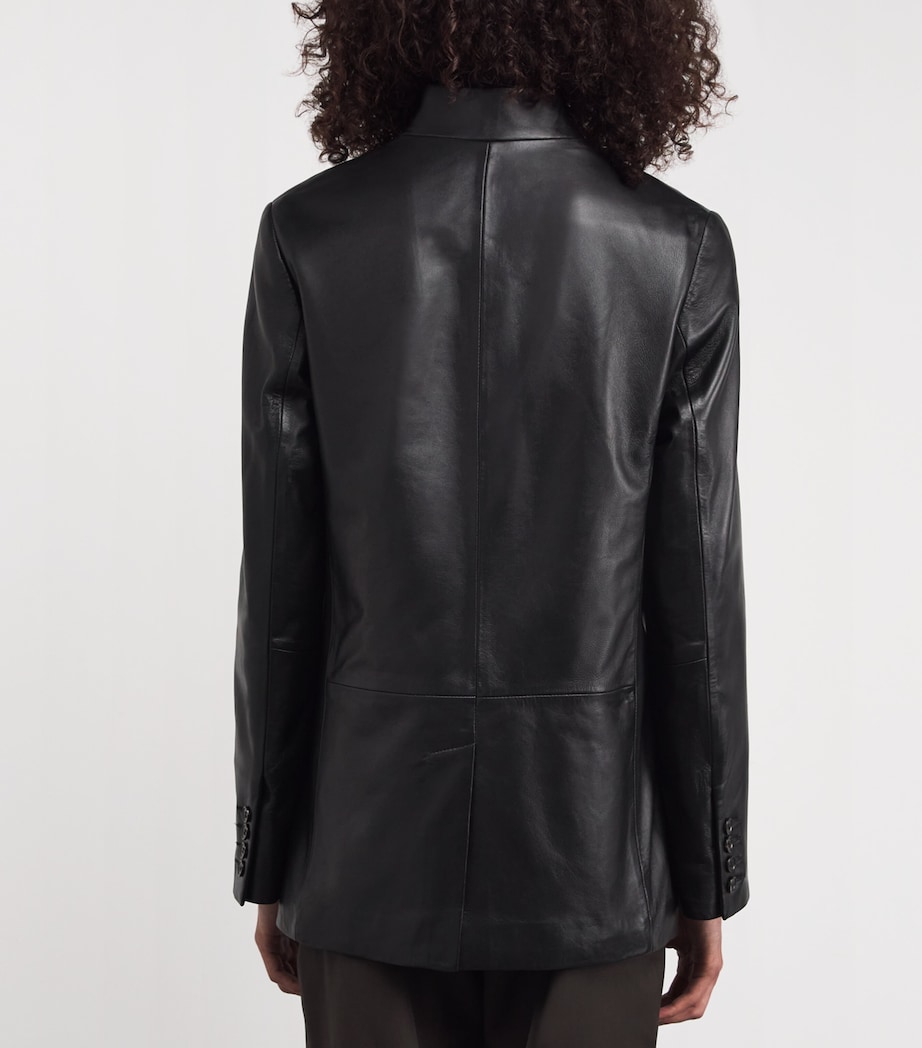 Leather Juno Jacket BLACK Image 4