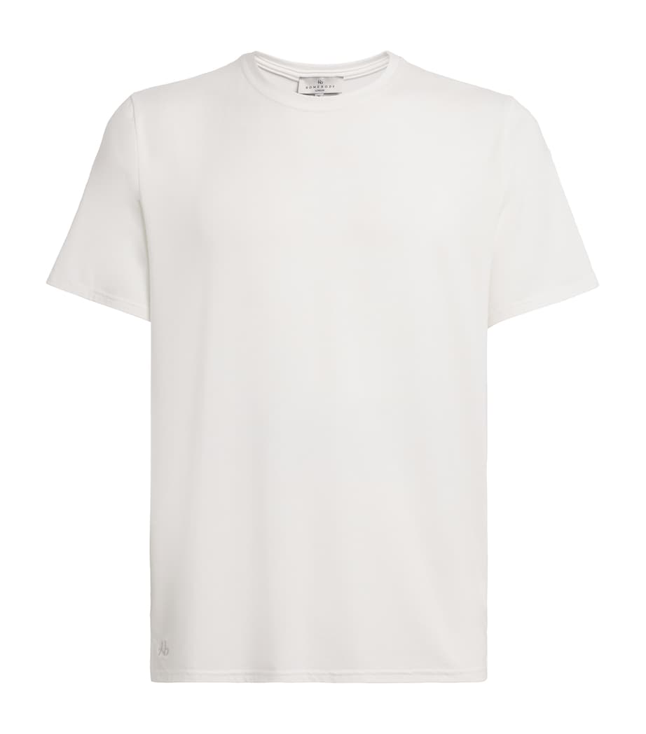 Stretch-Modal Lounge Classic T-Shirt WHT-WHITE Image 1