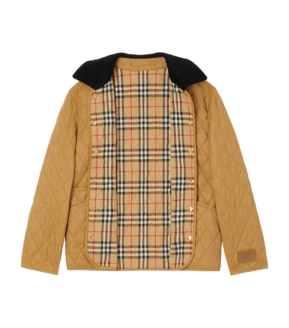 Quilted Barn Jacket CAMEL Image 5