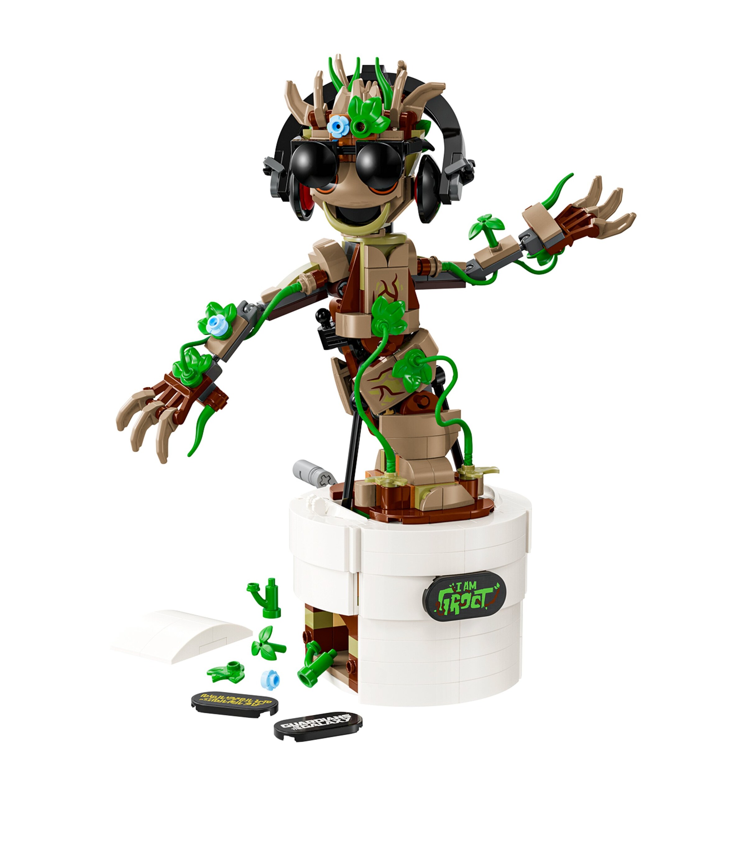 Lego Marvel Dancing Groot Guardians of the Galaxy Set 76297 Image 2