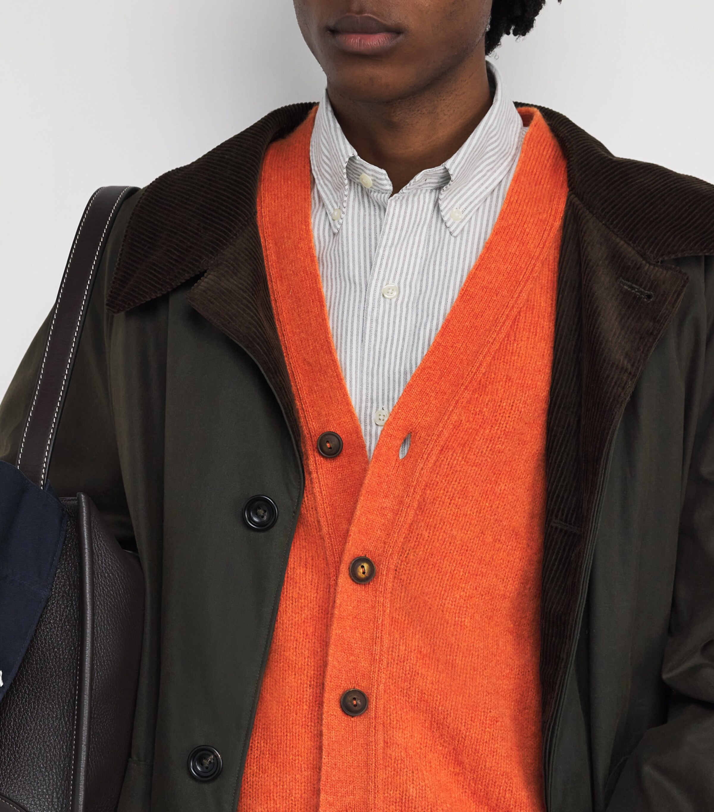 Cotton Oxford Shirt BROWN Image 6