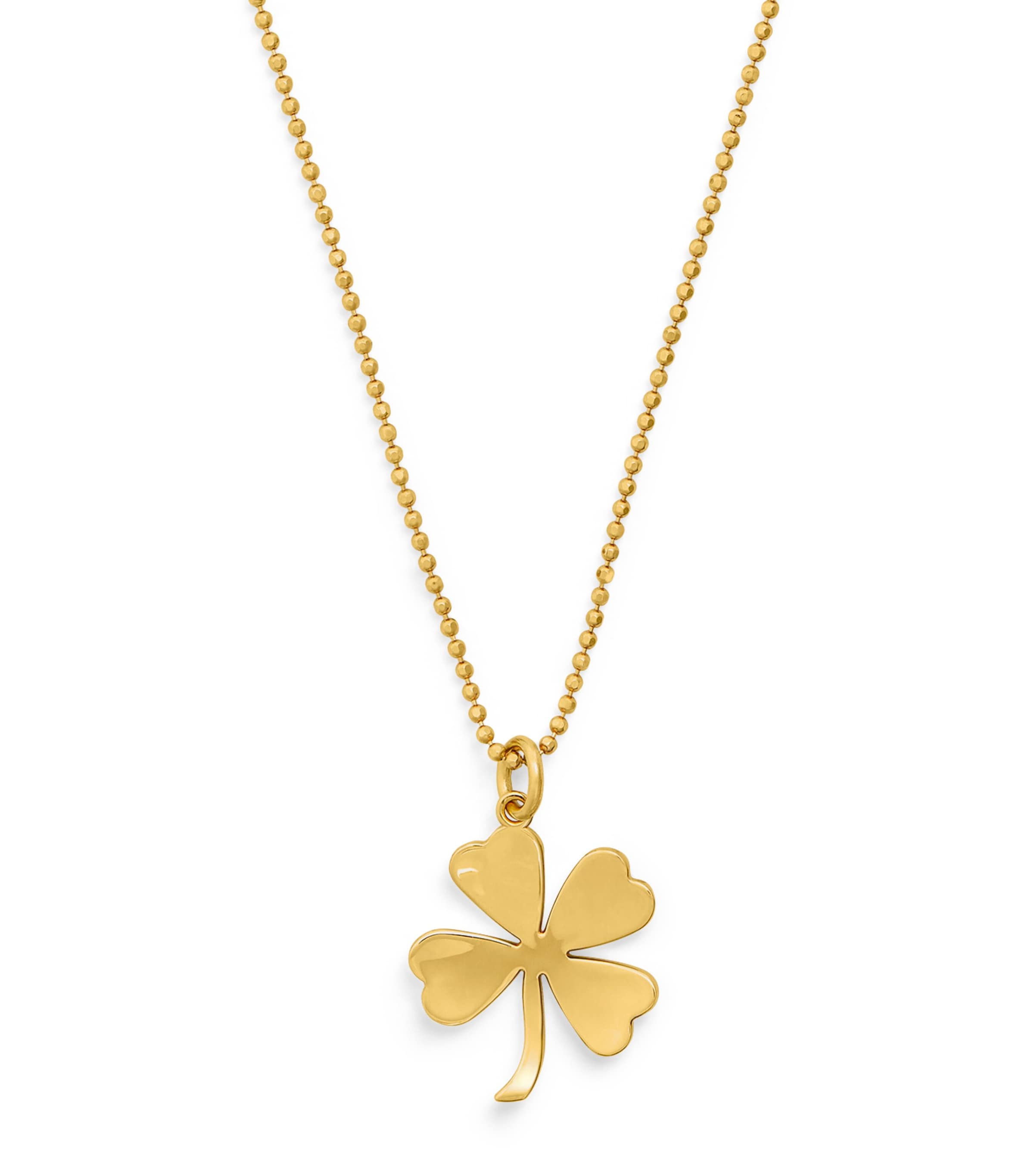 Jennifer Meyer Yellow Gold Edith Clover Necklace | Fine Jewellery | Fine Necklaces | Chain Necklaces | Designers | Jennifer Meyer