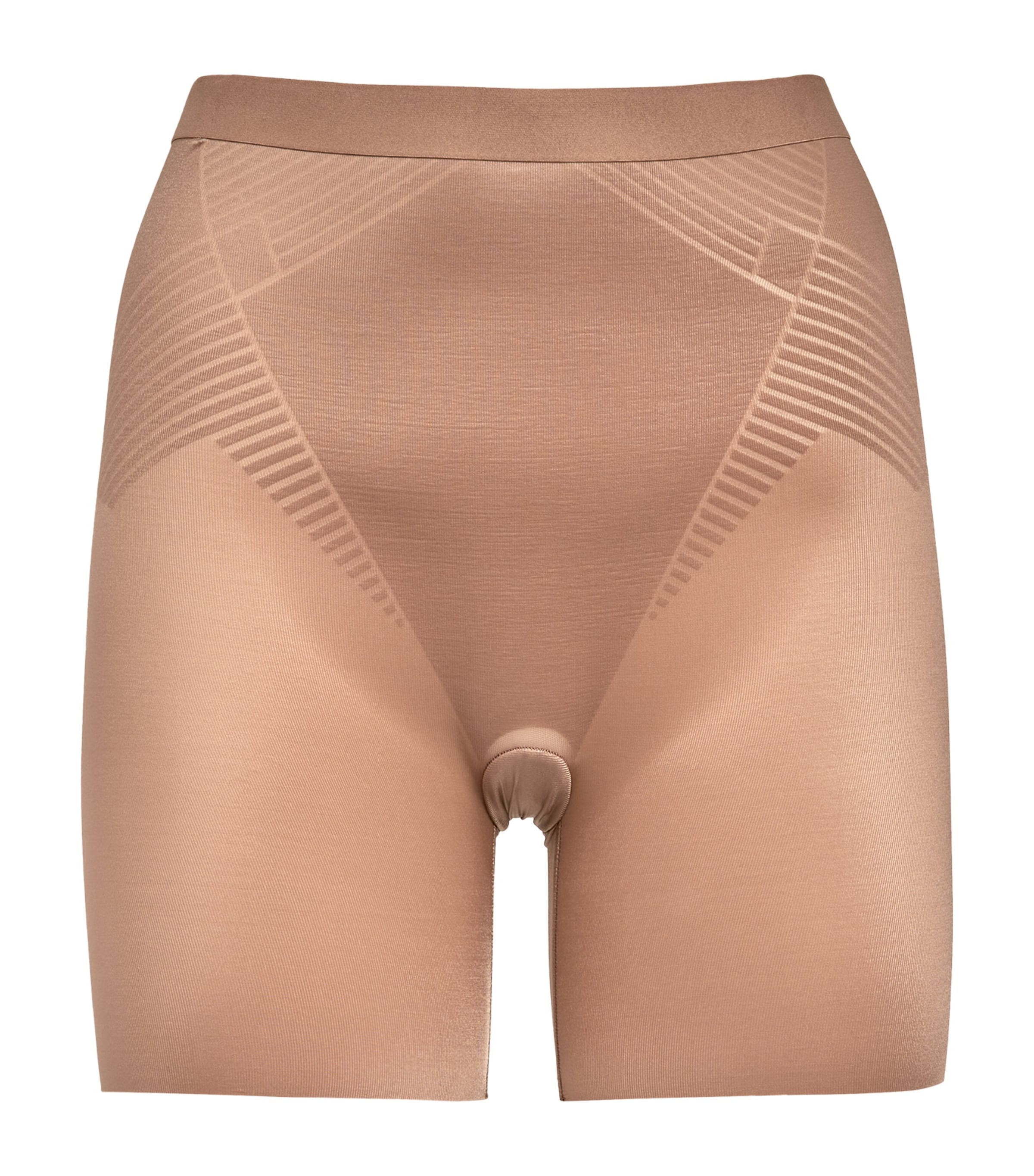 Spanx Thinstincts 2.0 Girl Shorts In Beige