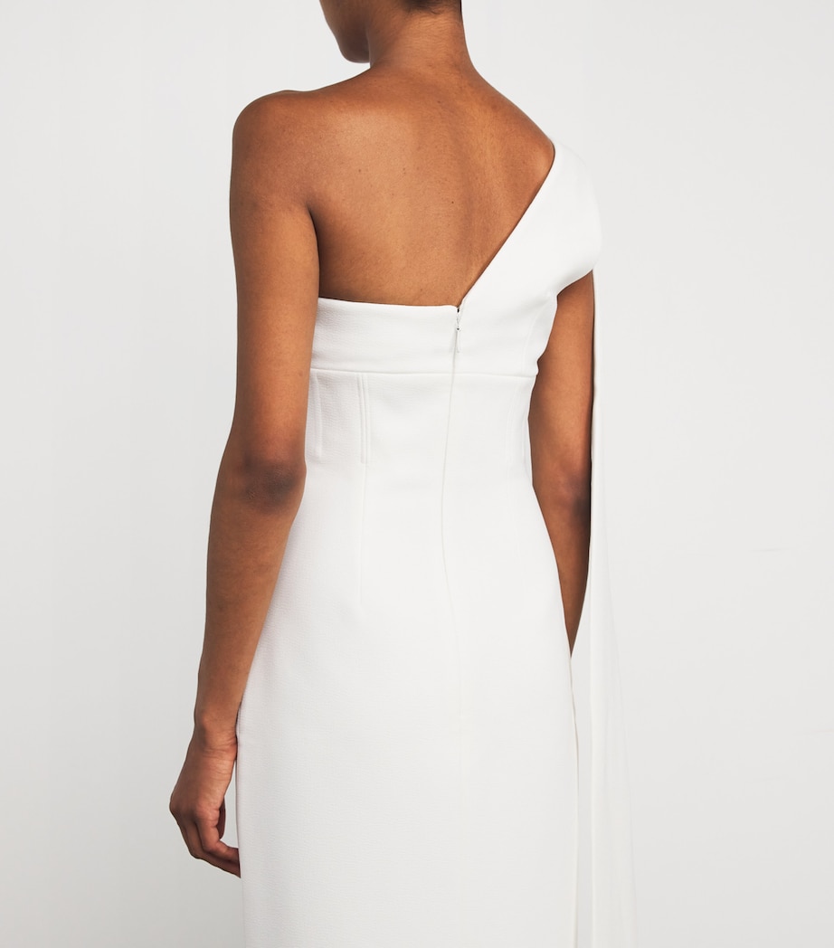 One-Shoulder Clara Gown IVORY Image 6
