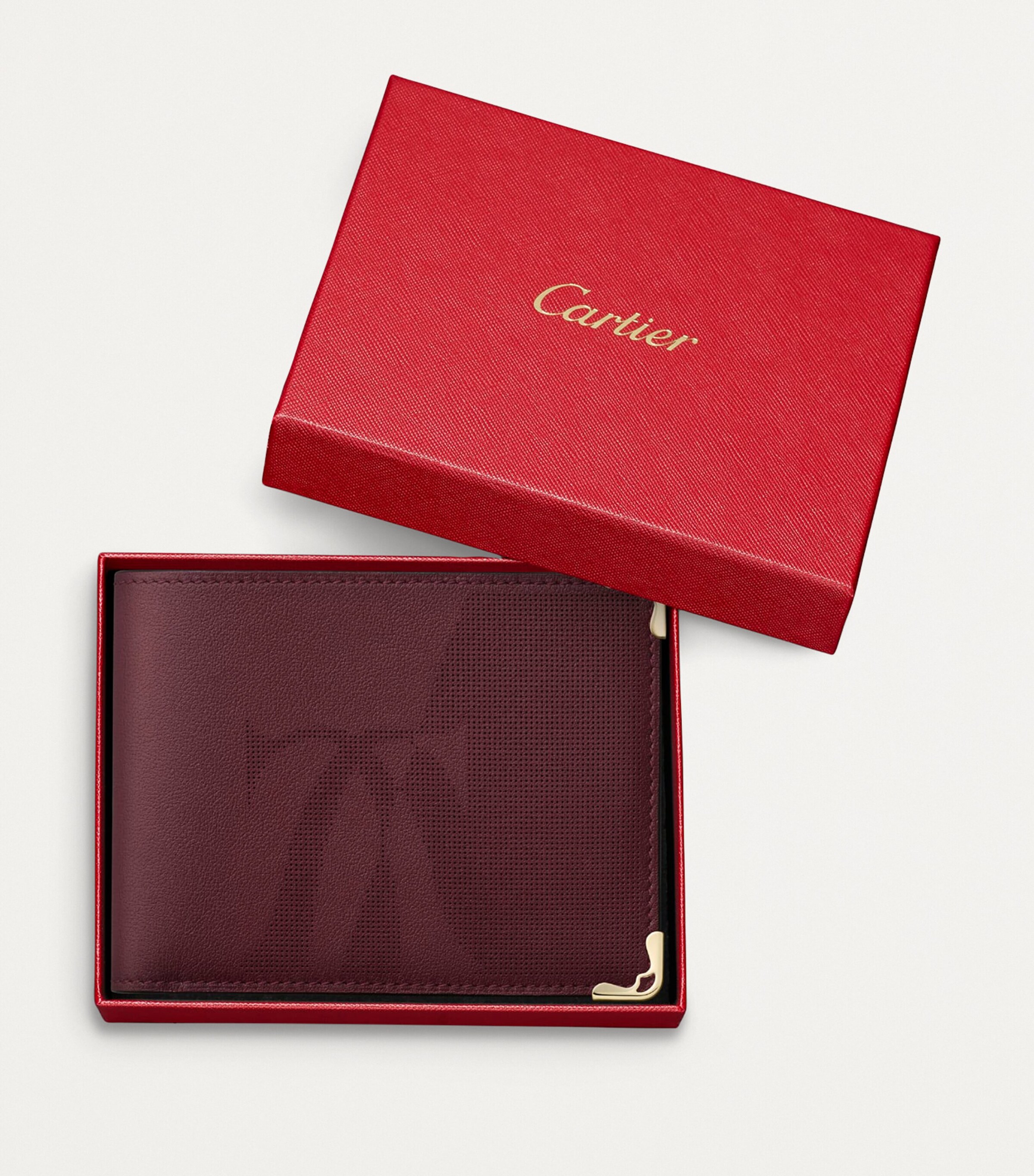 Cartier Calfskin Must de Cartier Wallet Burgundy Image 4