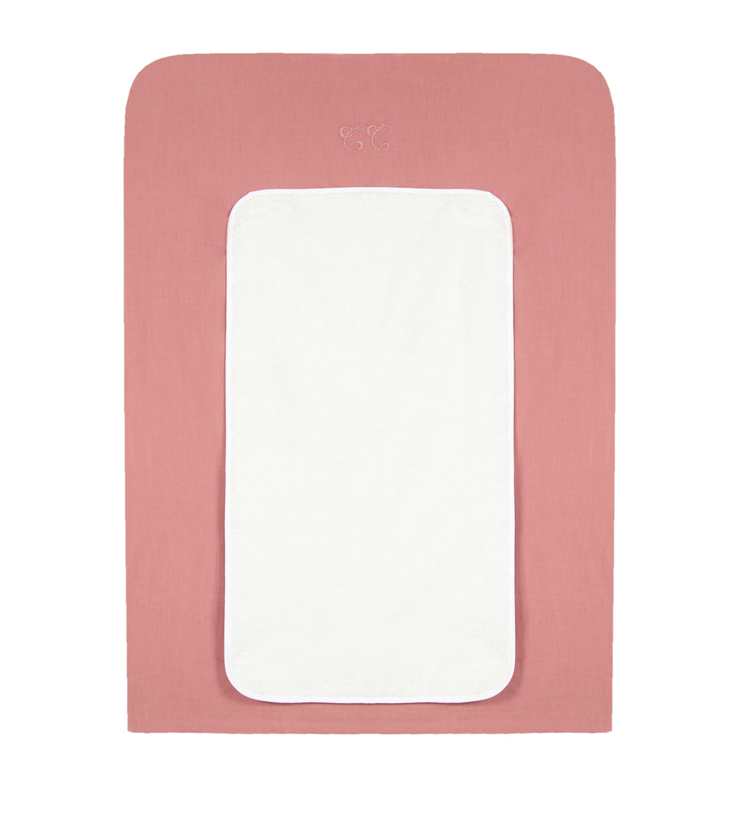 Tartine et Chocolat Cotton Changing Mat Cover Rose Image 1