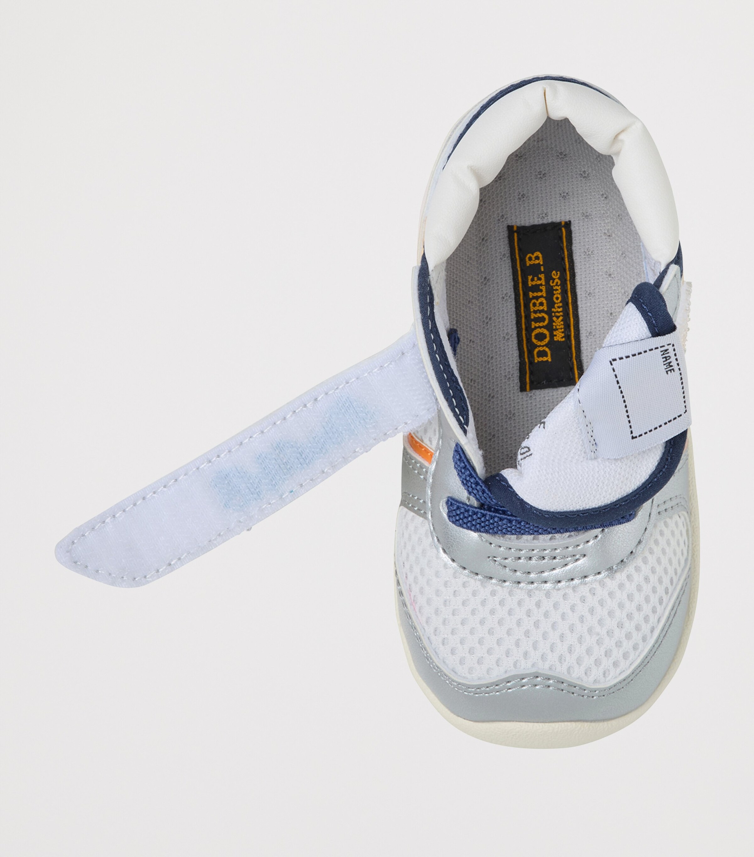 Miki House Faux Leather Velcro Sneakers Image 4