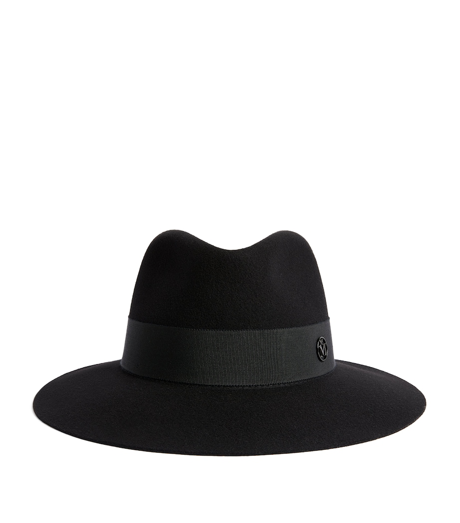 Maison Michel Wool Felt Henrietta Hat Black Image 1