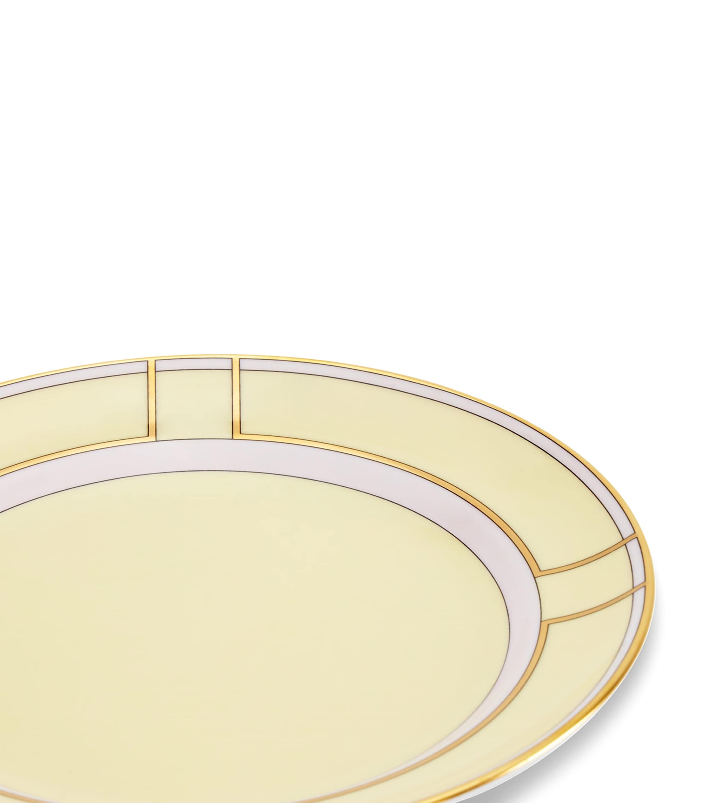 GINORI 1735 Porcelain Colonna Diva Giallo Dessert Plate (20cm) Image 5