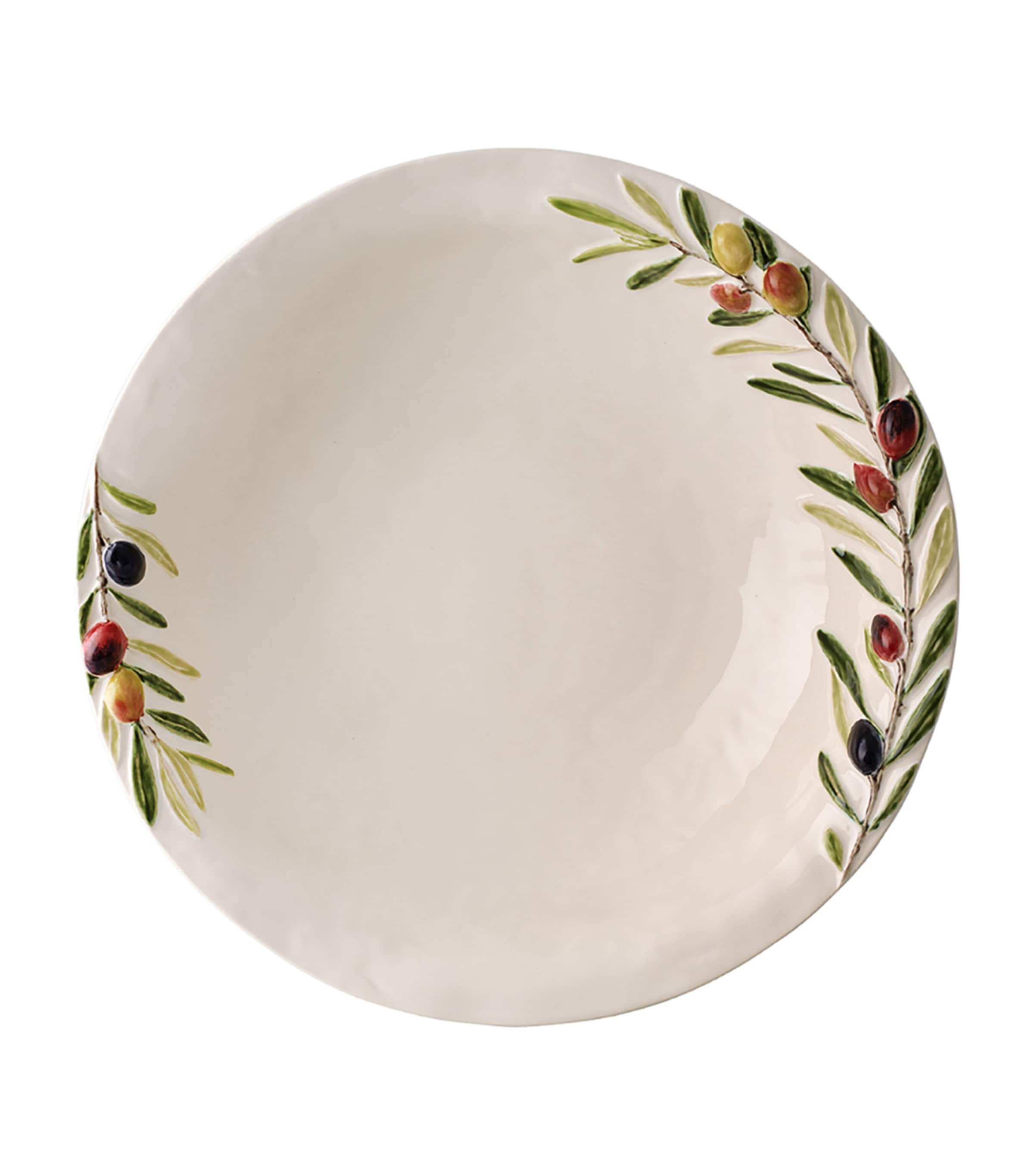 x Esporão Olival Salad Bowl (33.5cm) WHITE, GREEN, BROWN Image 3