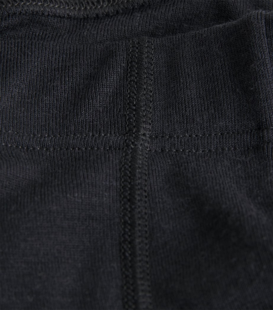 Silk-Cashmere Long Johns 0019 BLACK Image 4