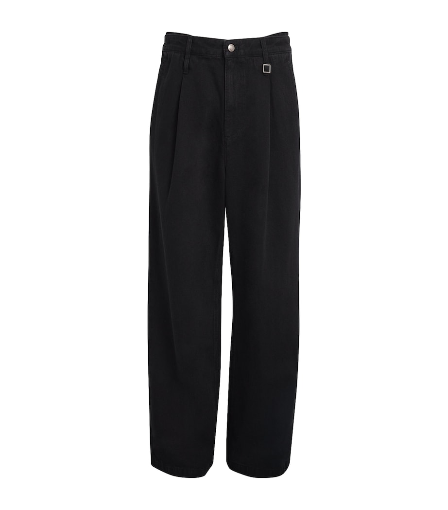 Wide-Leg Jeans BLACK Image 1