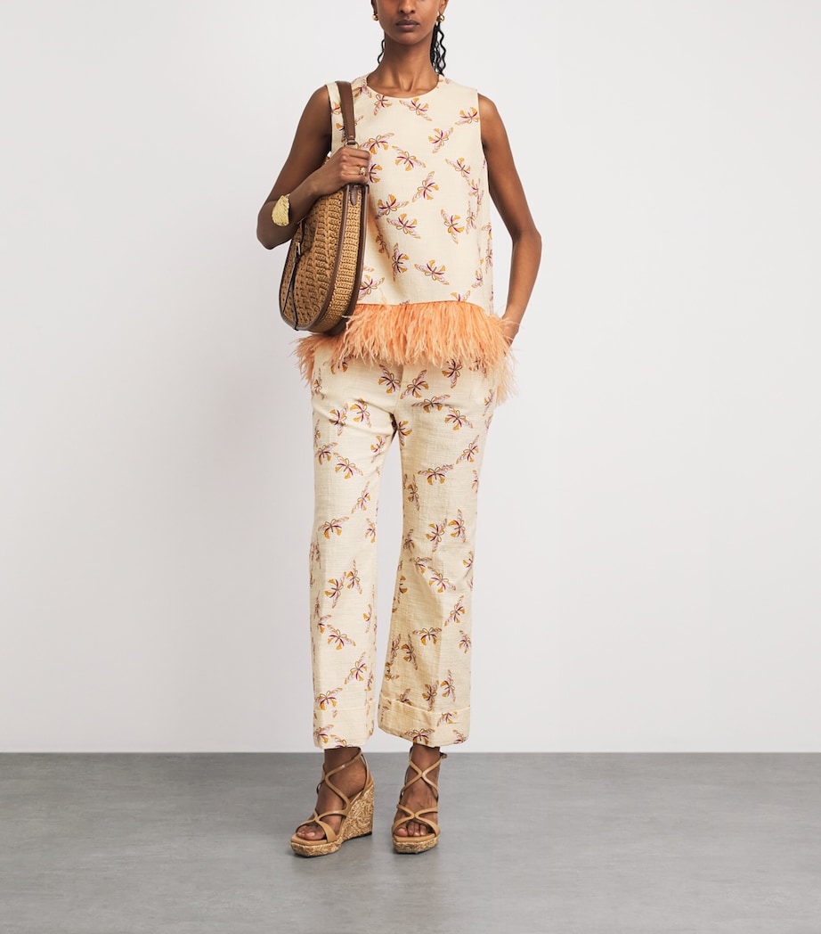 La Doublej Womens Farfalla Hendrix Flared Trousers Farfalla Image 2