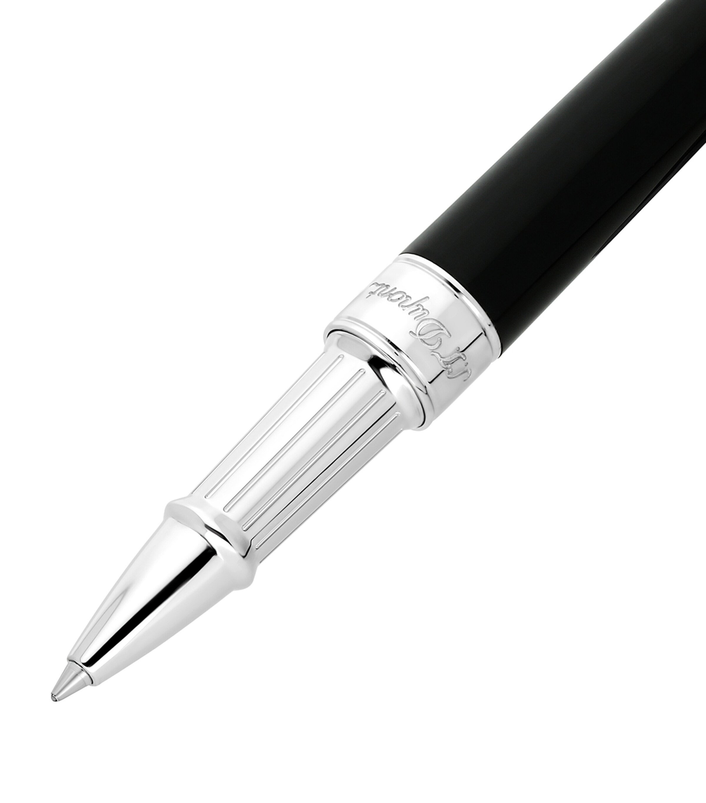 Line D Eternity Rollerball Pen BLACK/SILVER Image 2