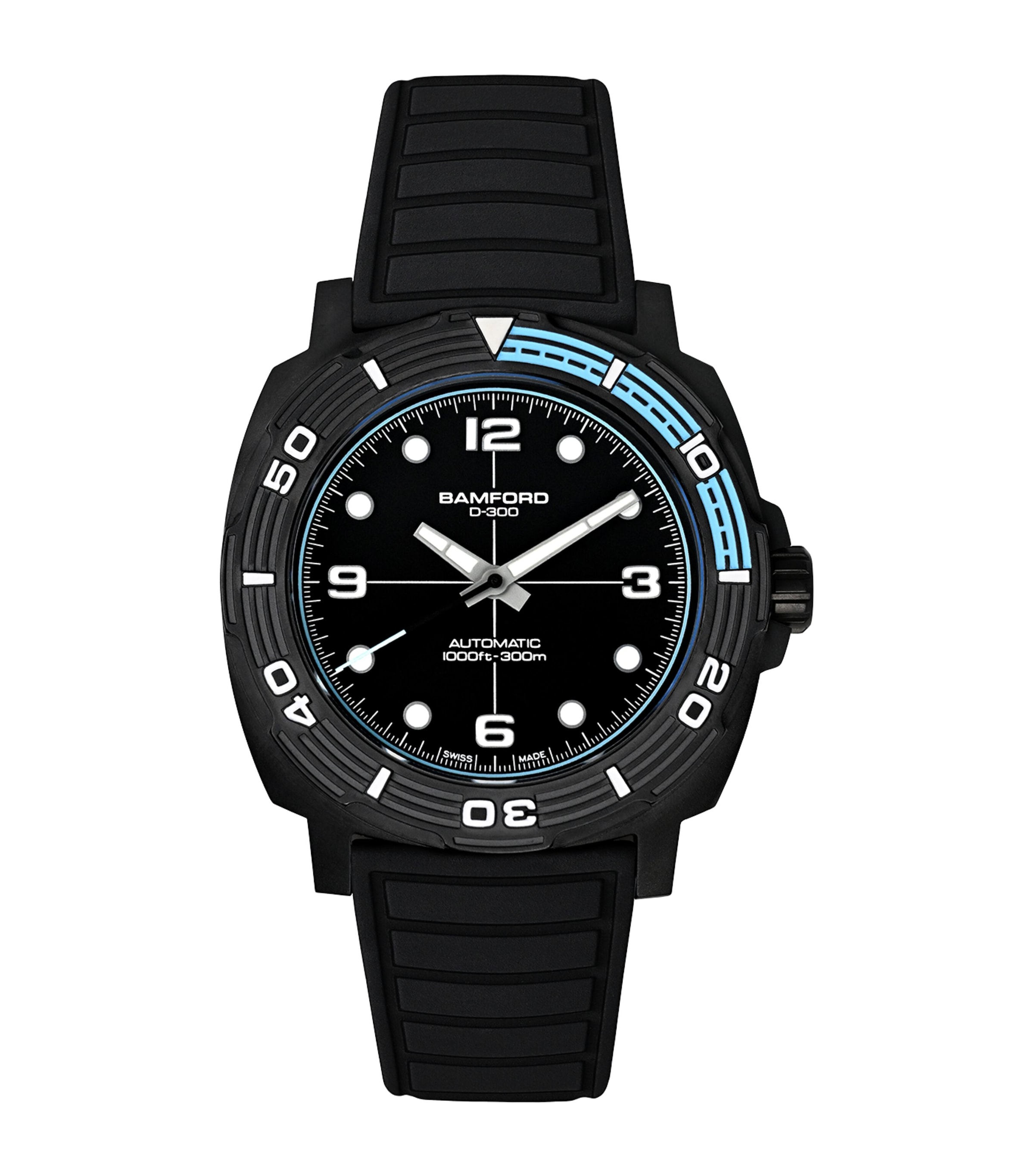 Bamford Watch Department Ceramic D-300 Dive Watch In Black