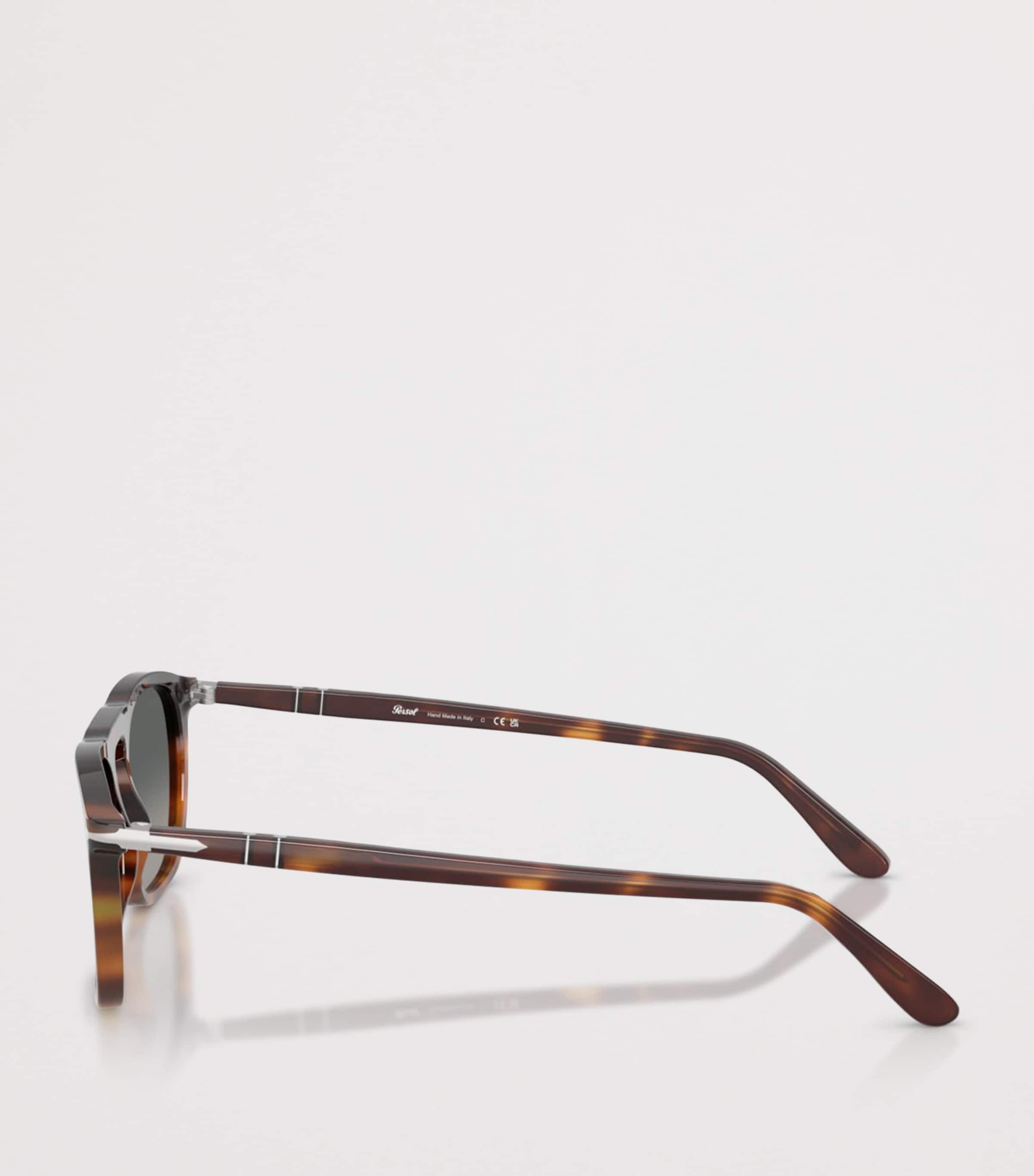 Persol Tortoiseshell Gae Square Sunglasses Gold Image 3