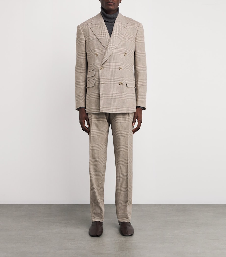 Wool-Silk-Cashmere 2-Piece Suit TRUFF MULTI Image 3